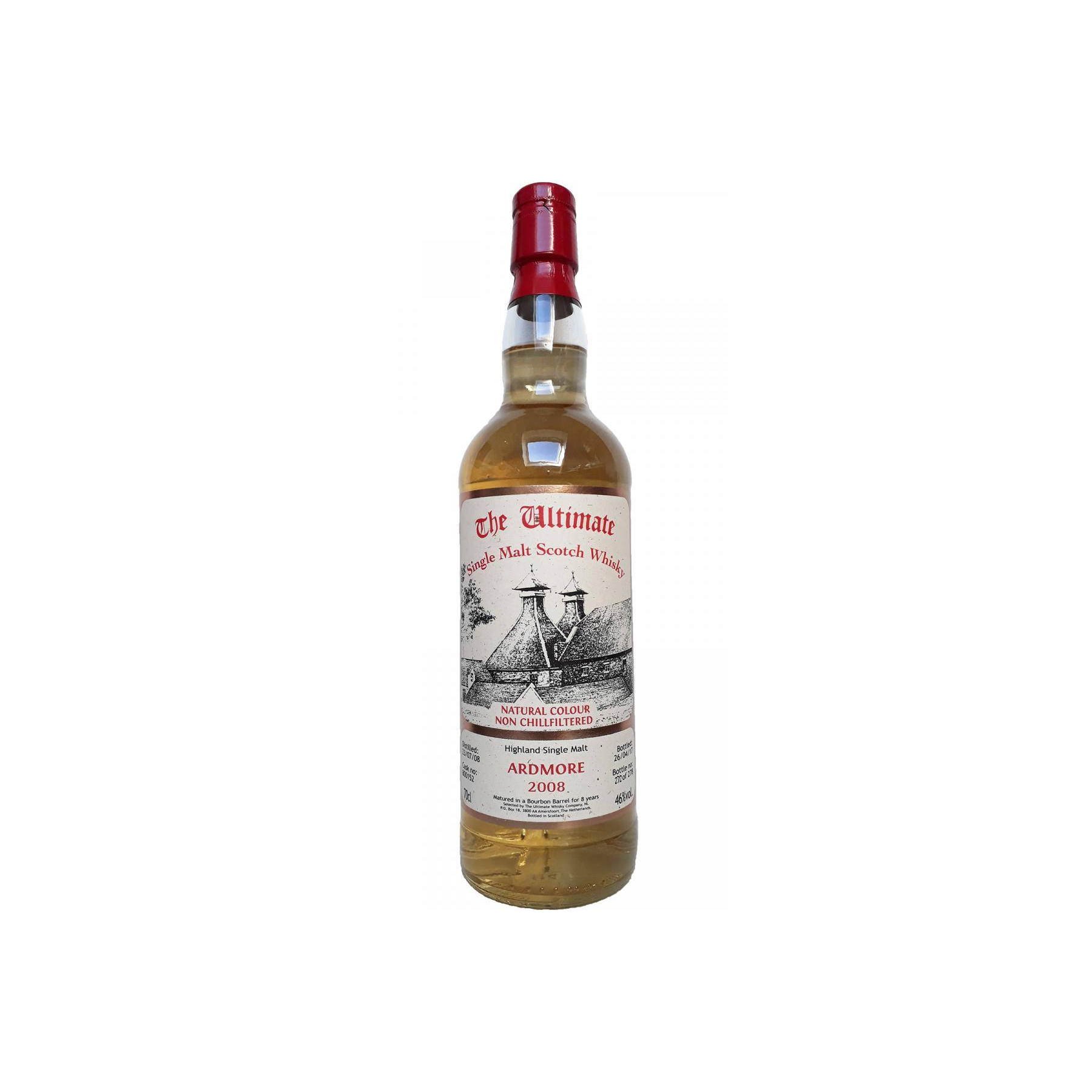 Ardmore The Ultimate 2008 8 Years Single Malt Whisky