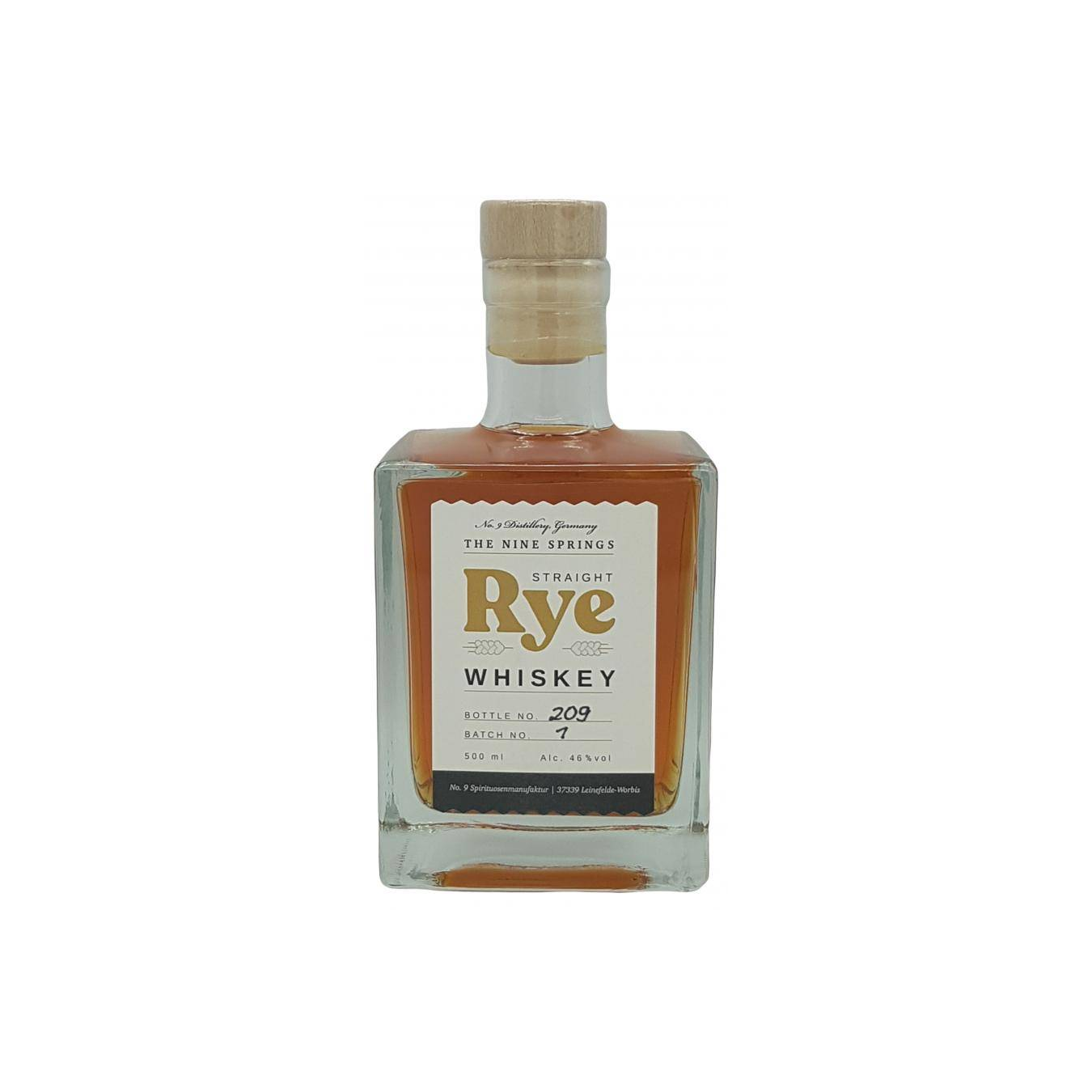 The Nine Springs Straight Rye Whiskey 2