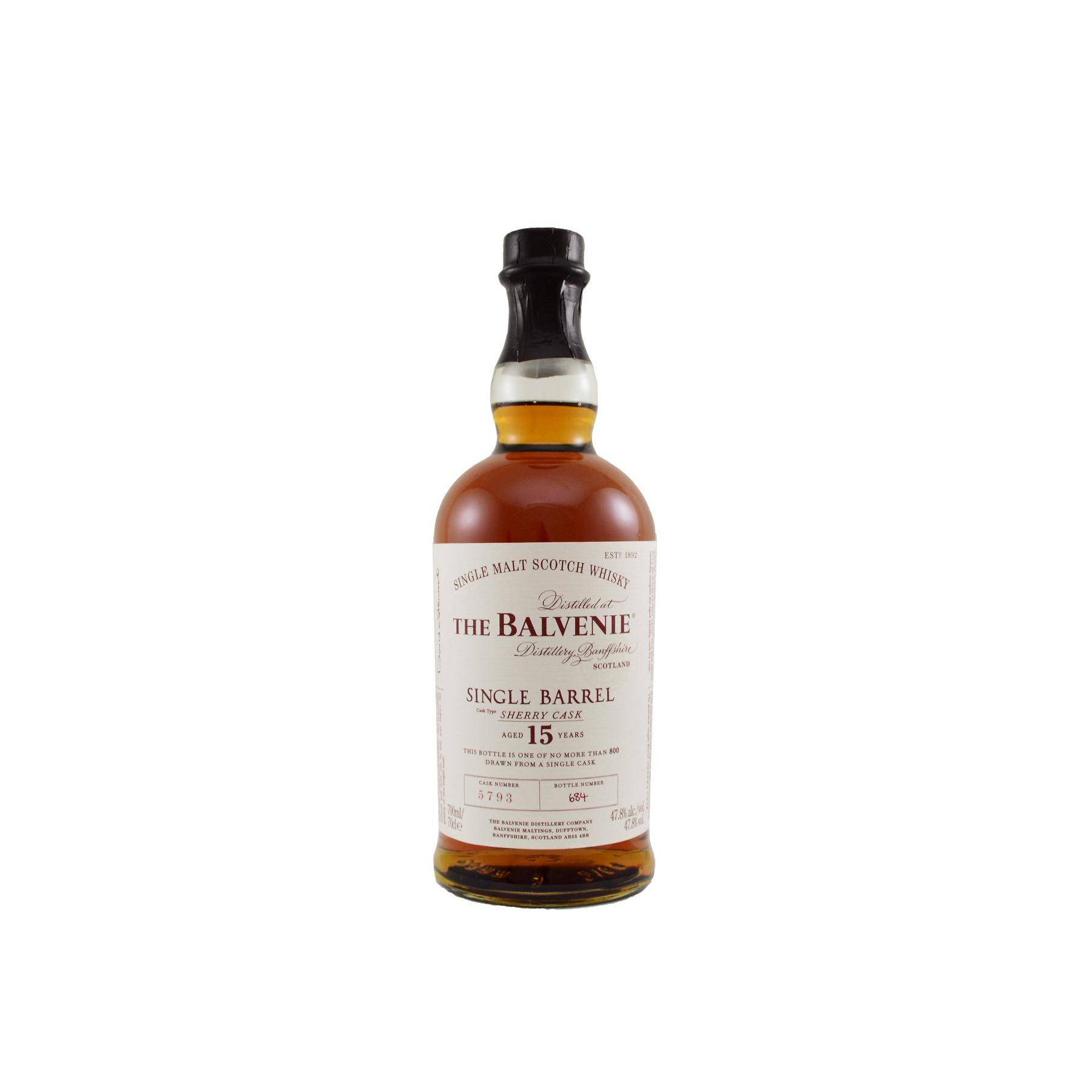 The Balvenie 15 Years Single Malt Whisky