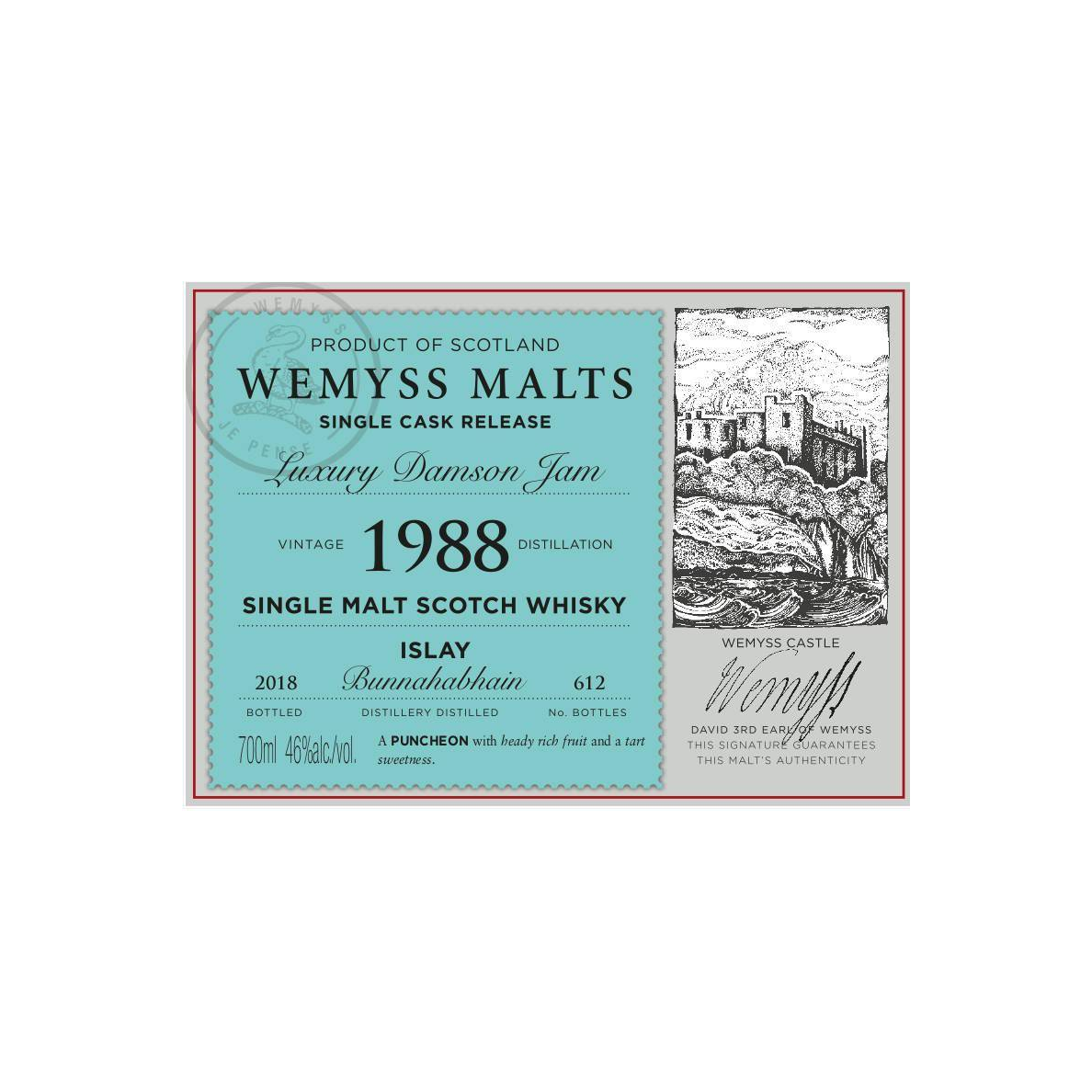 Bunnahabhain 1988 30 Years Single Malt Whisky 2