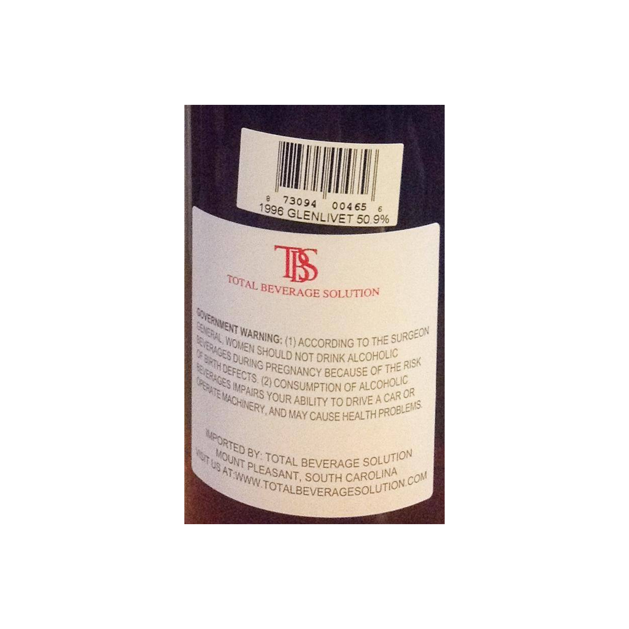 The Glenlivet 1996 19 Years Single Malt Whisky 2