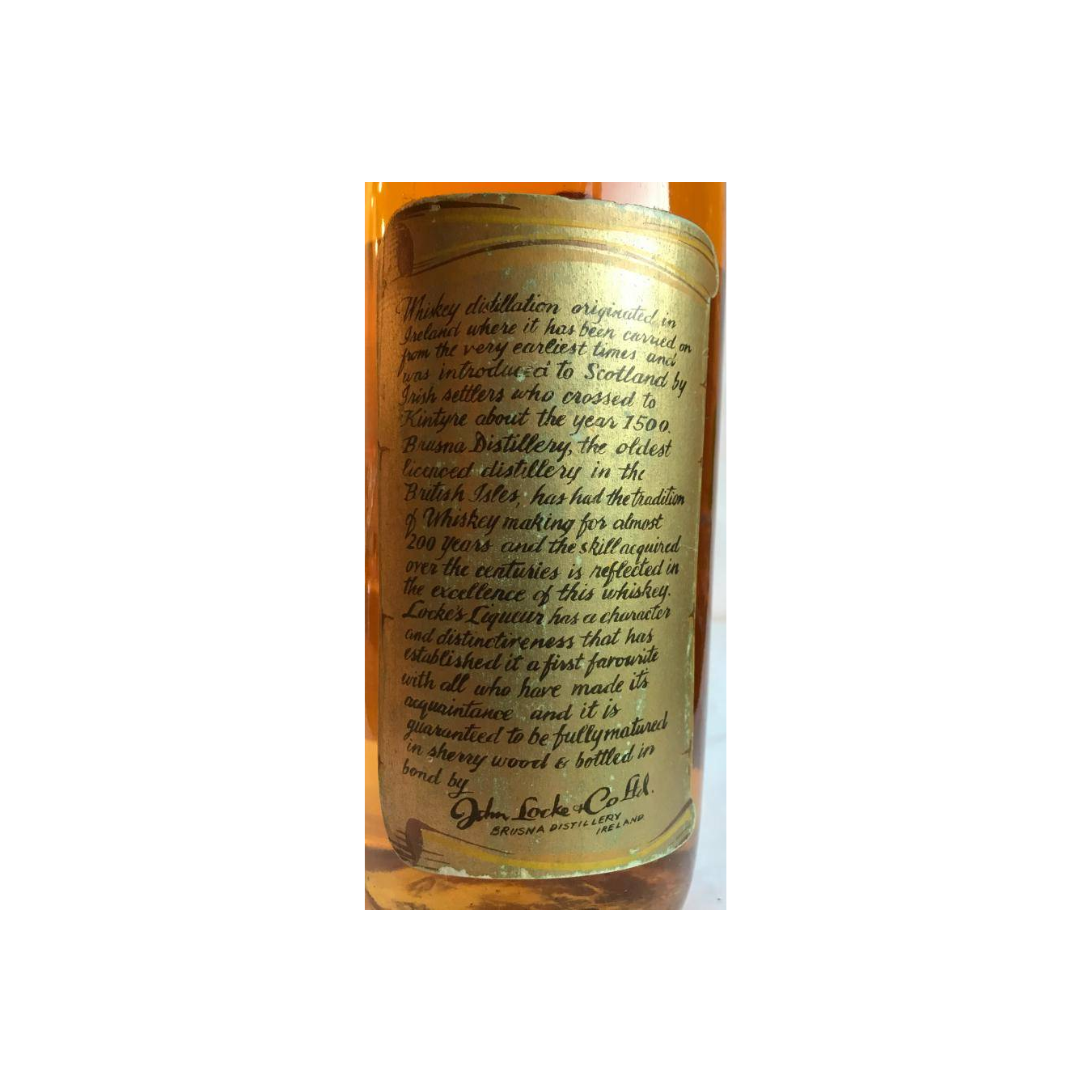 Locke's Liqueur Irish Whiskey 3
