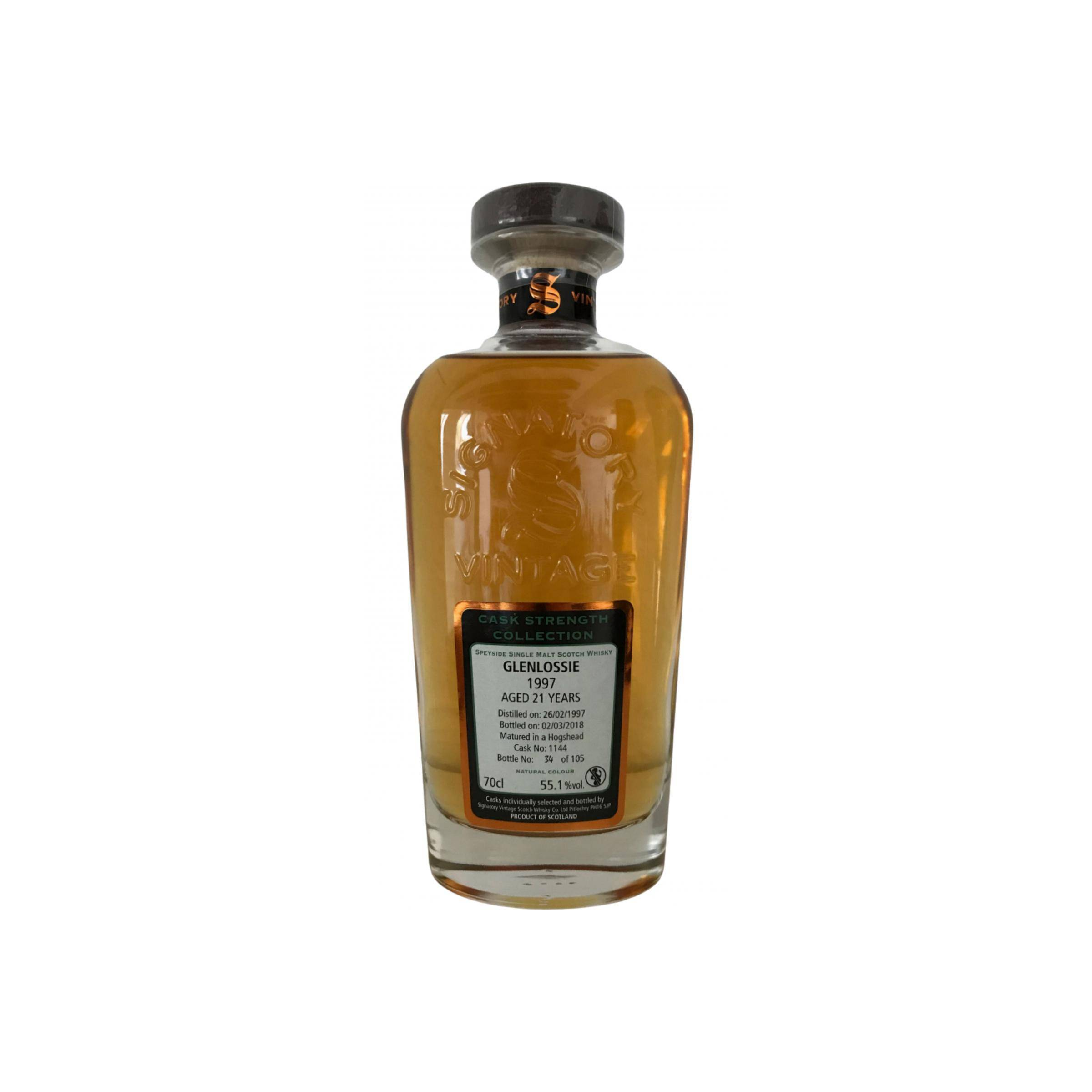 Glenlossie Cask Strength Collection 1997 21 Years Single Malt Whisky