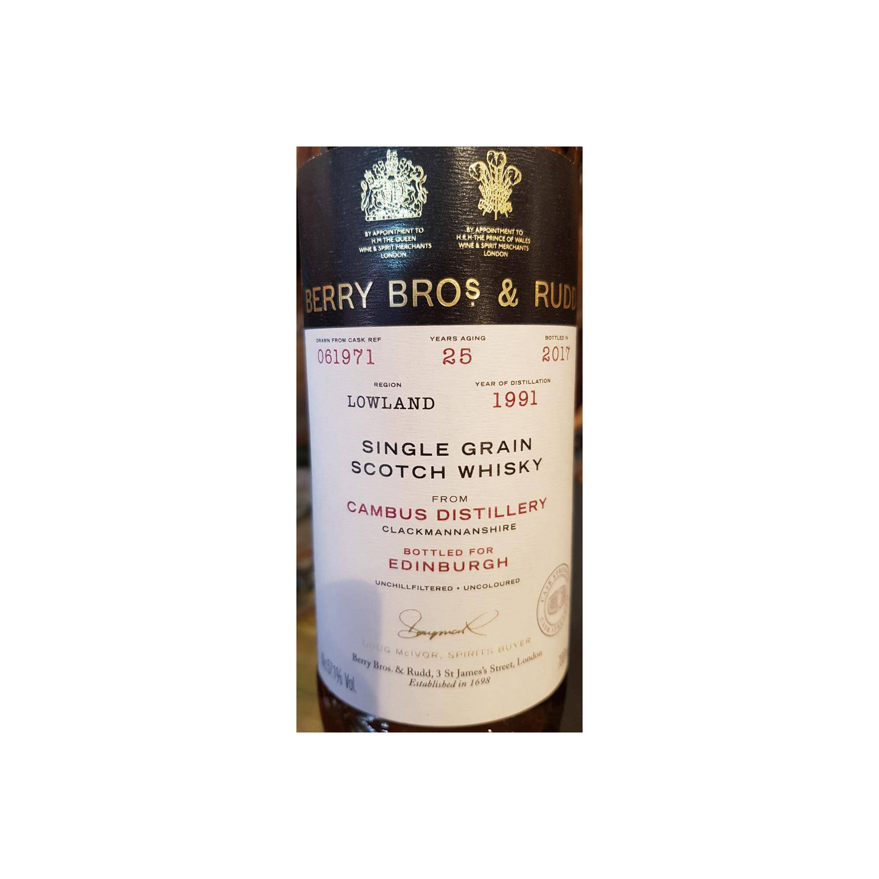 Cambus 1991 25 Years Single Grain Whisky 2