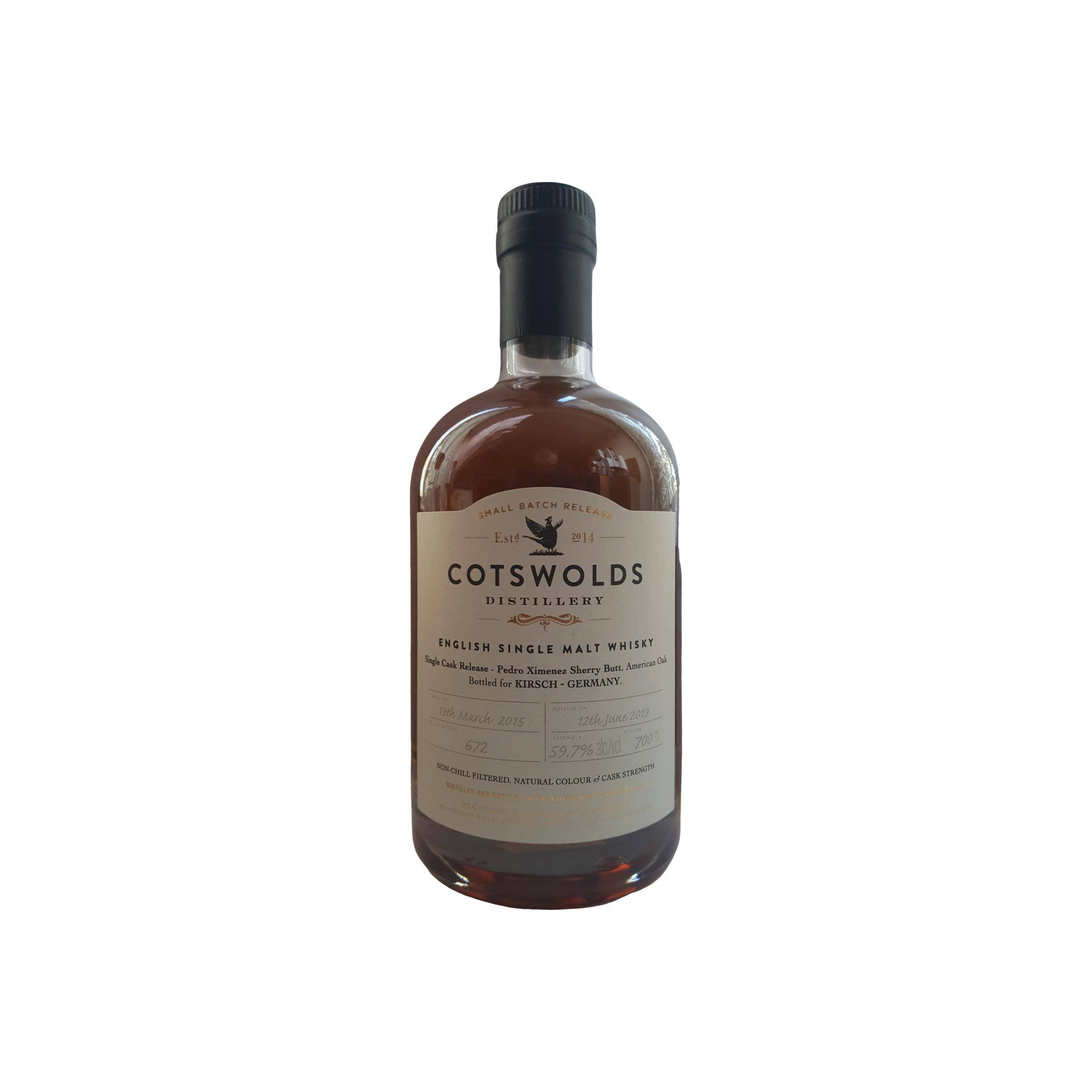 Cotswolds 2015 4 Years Single Malt Whisky