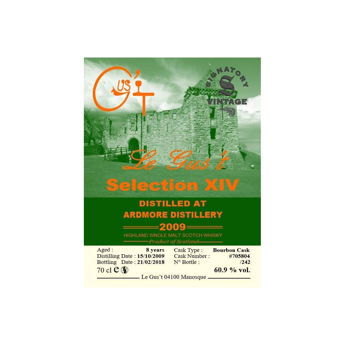 Ardmore 2009 8 Years Single Malt Whisky 2