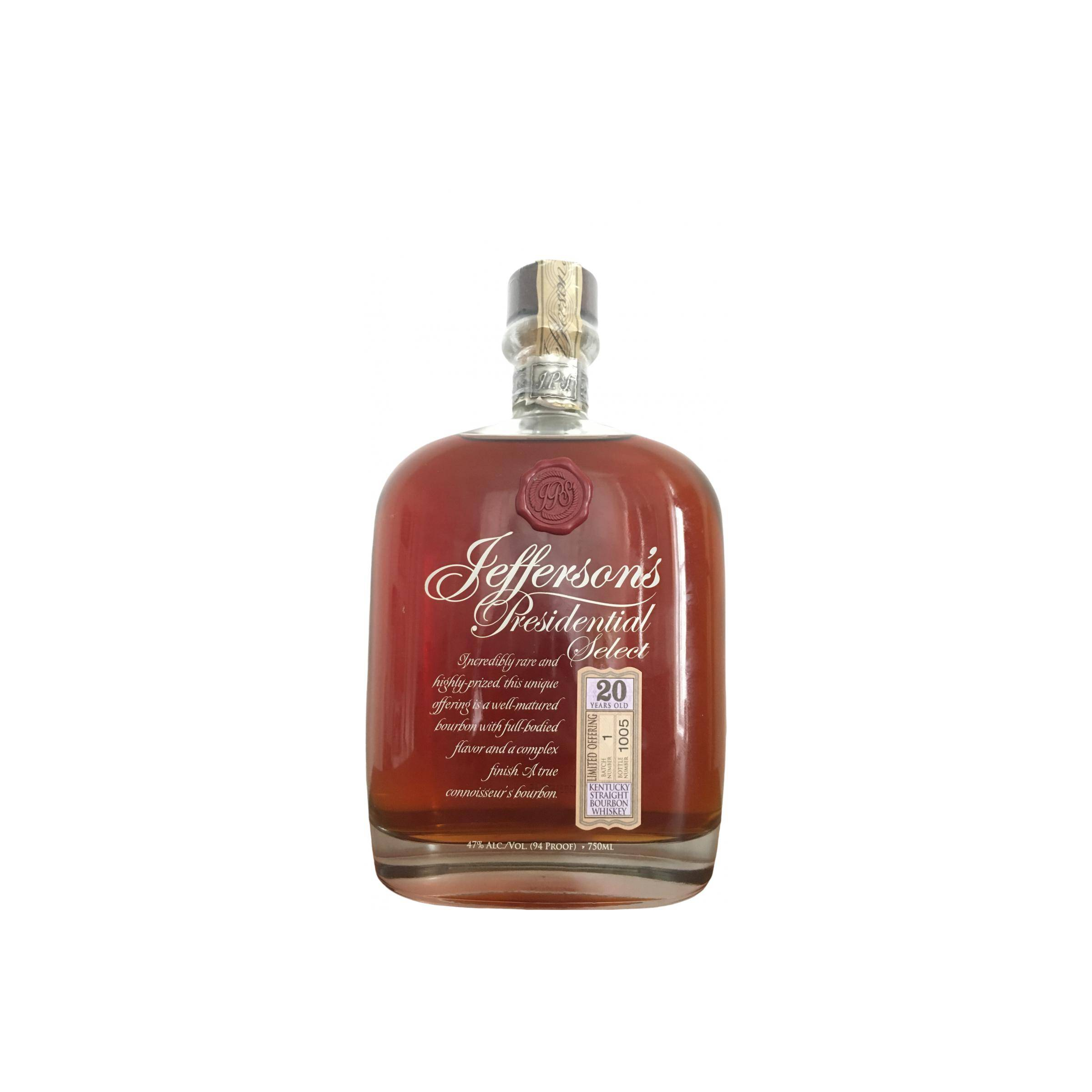Jefferson's 20 Years Bourbon Whisky