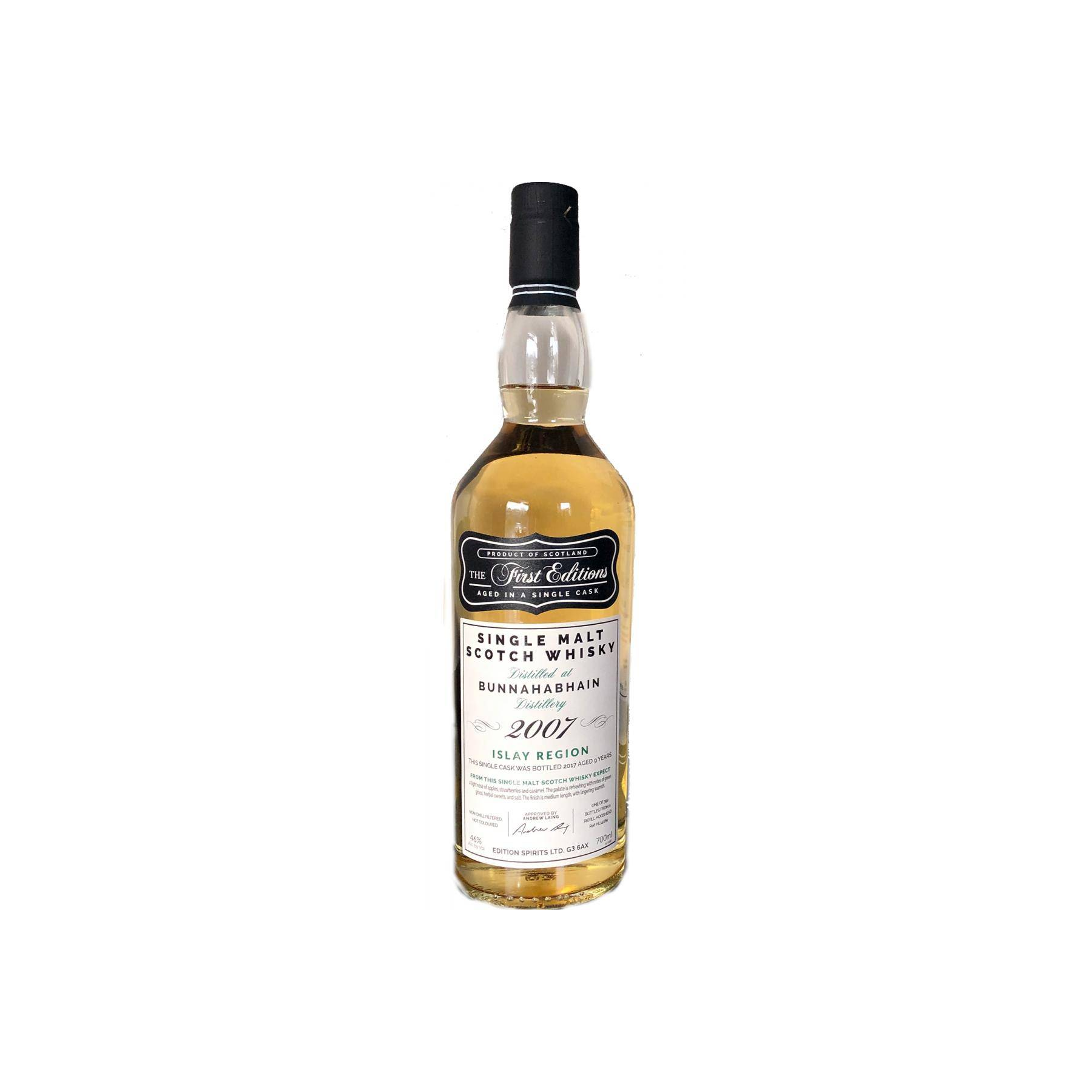 Bunnahabhain The First Editions 2007 9 Years Single Malt Whisky