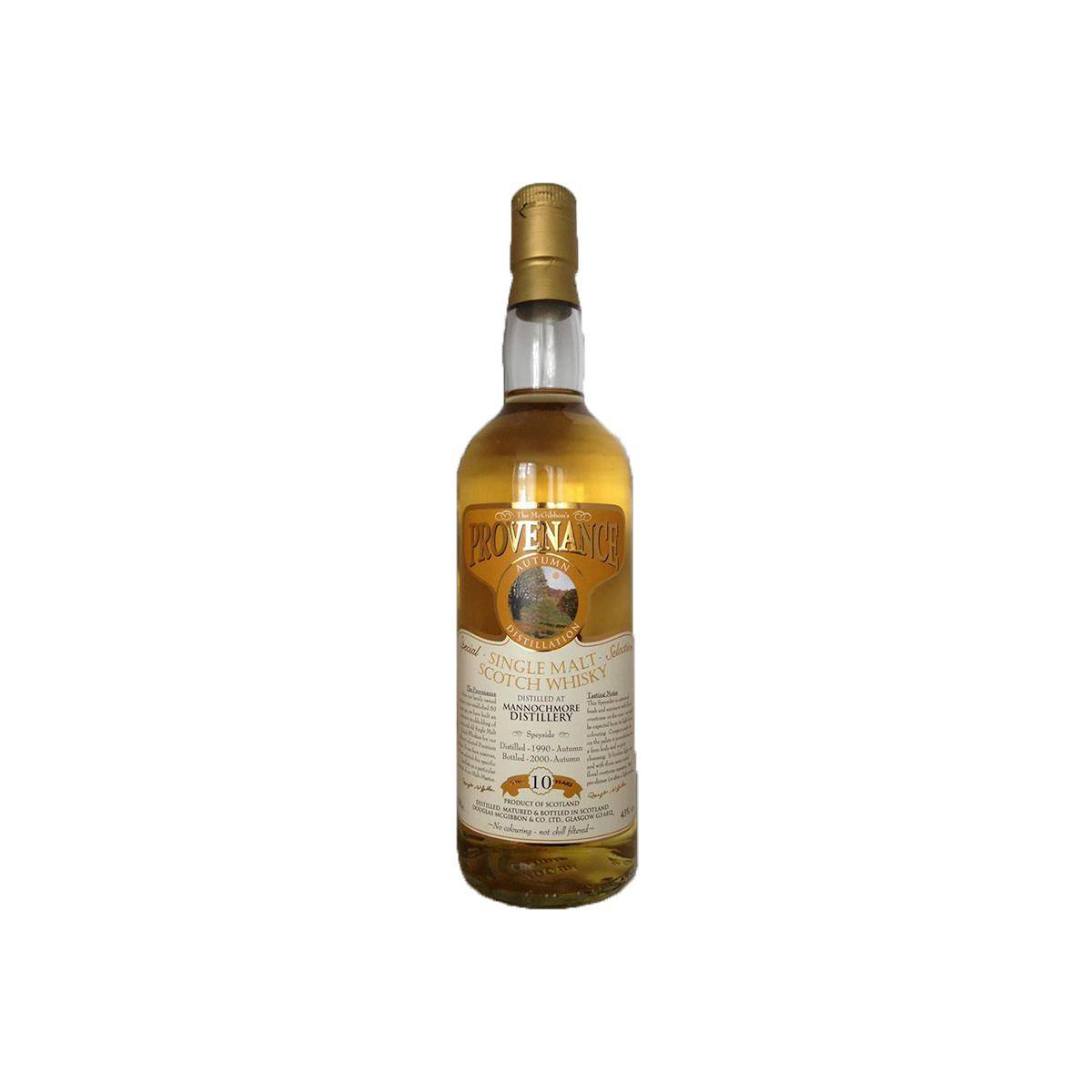 Mannochmore McGibbon's Provenance 1990 10 Years Single Malt Whisky
