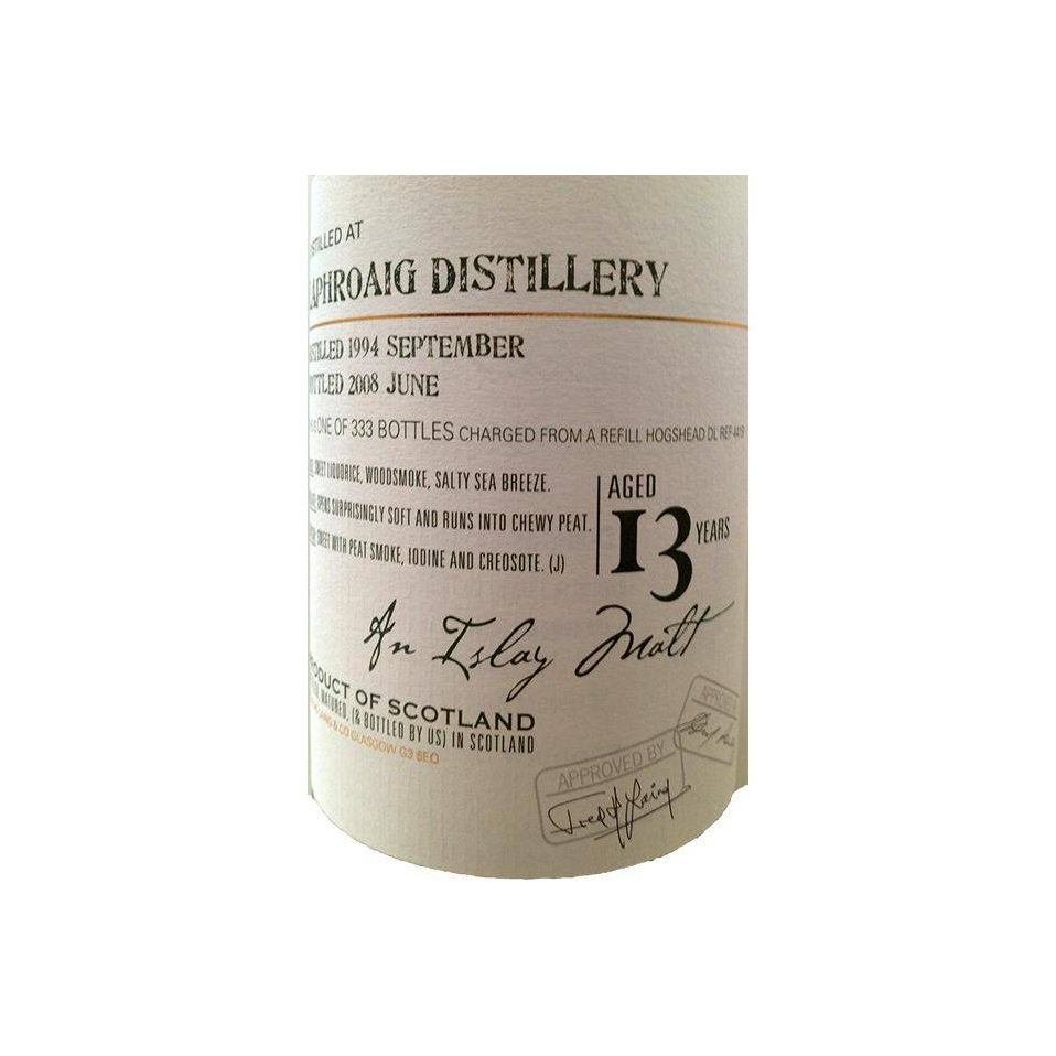 Laphroaig Old Malt Cask 1994 13 Years Single Malt Whisky 3