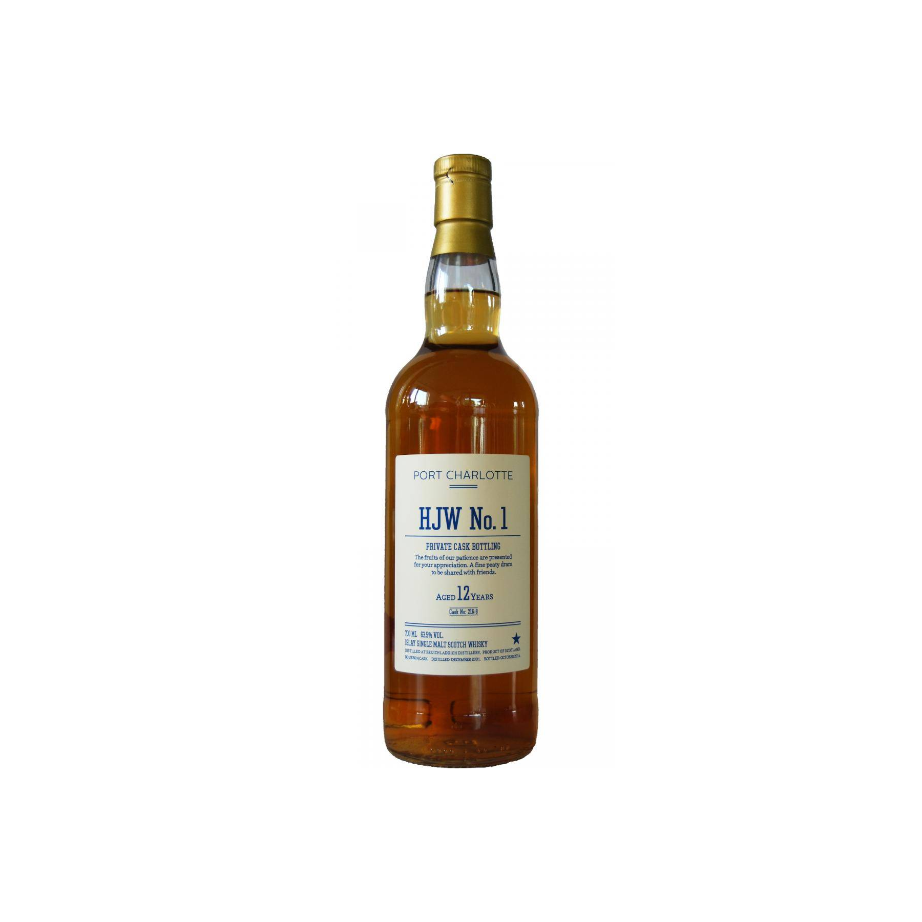 Port Charlotte 2001 12 Years Single Malt Whisky