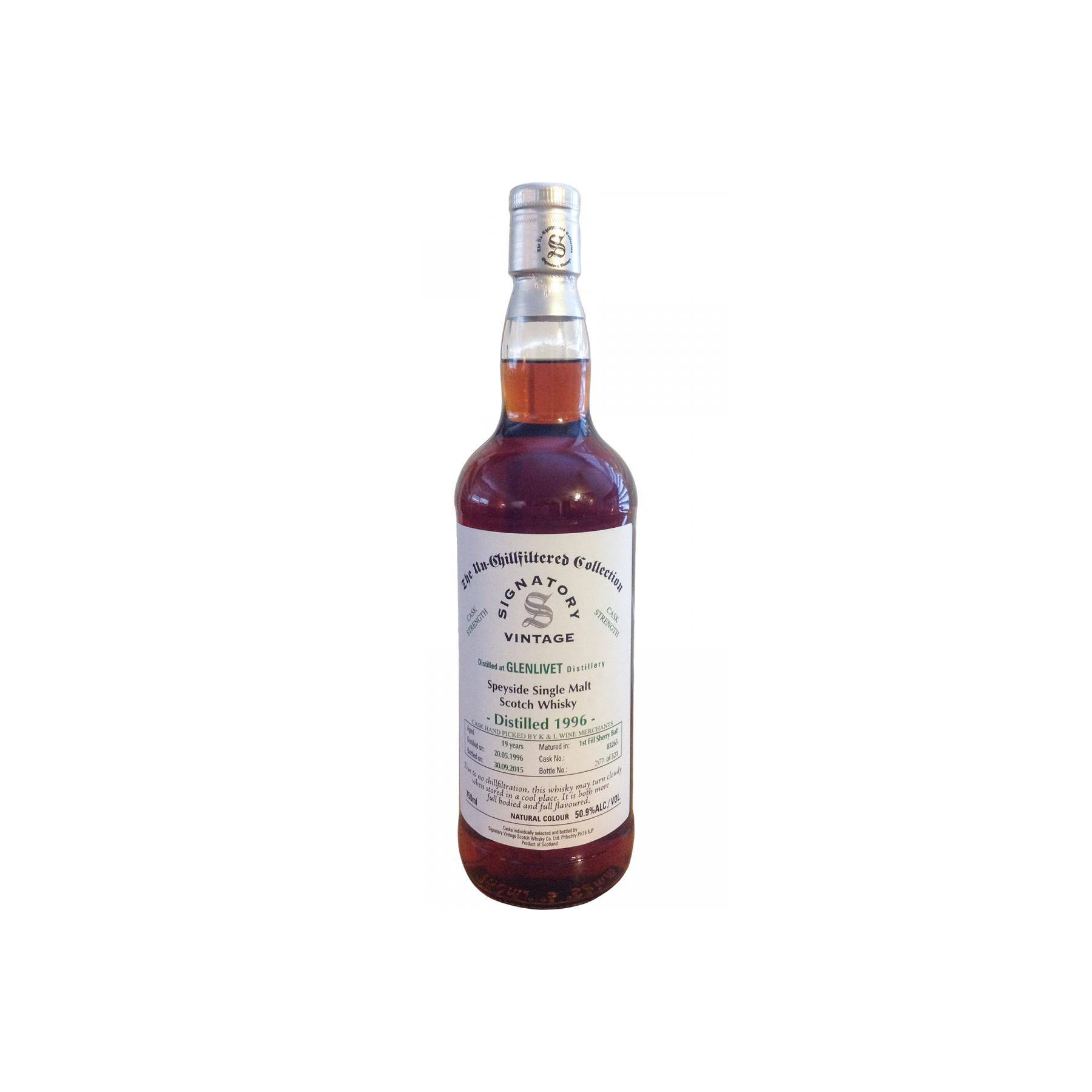 The Glenlivet 1996 19 Years Single Malt Whisky