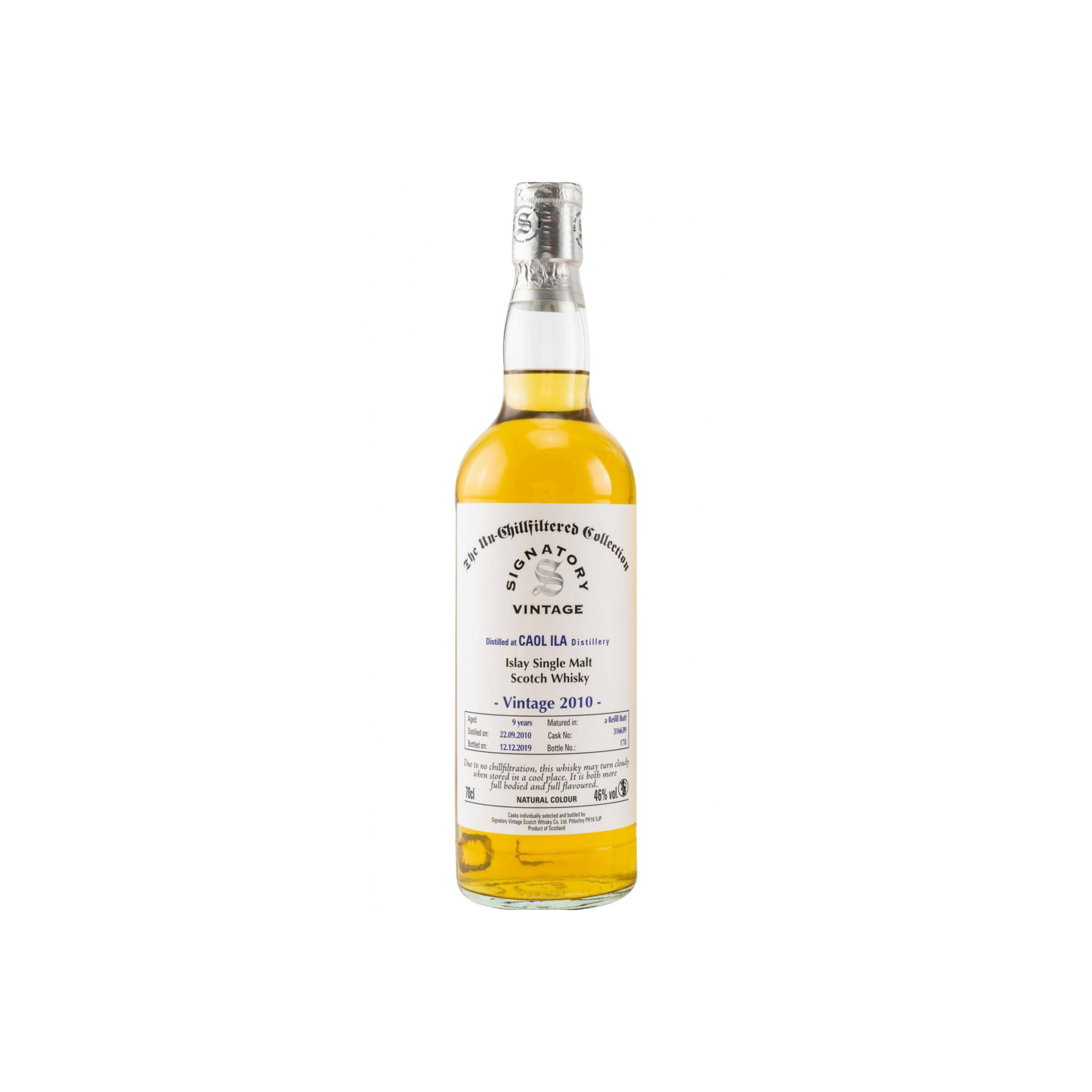Caol Ila The Un-Chillfiltered Collection 2010 9 Years Single Malt Whisky