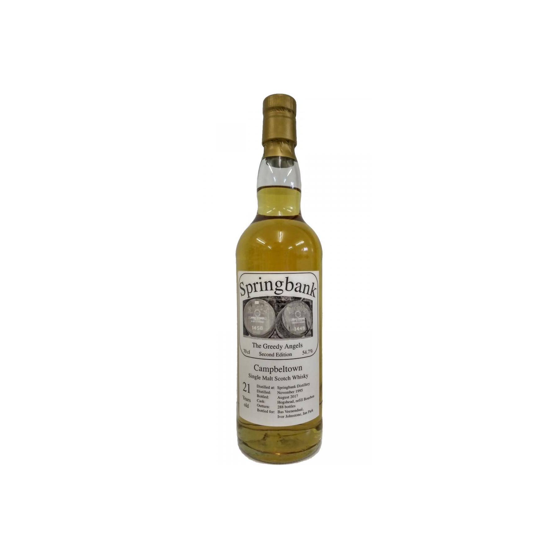 Springbank 1995 21 Years Single Malt Whisky