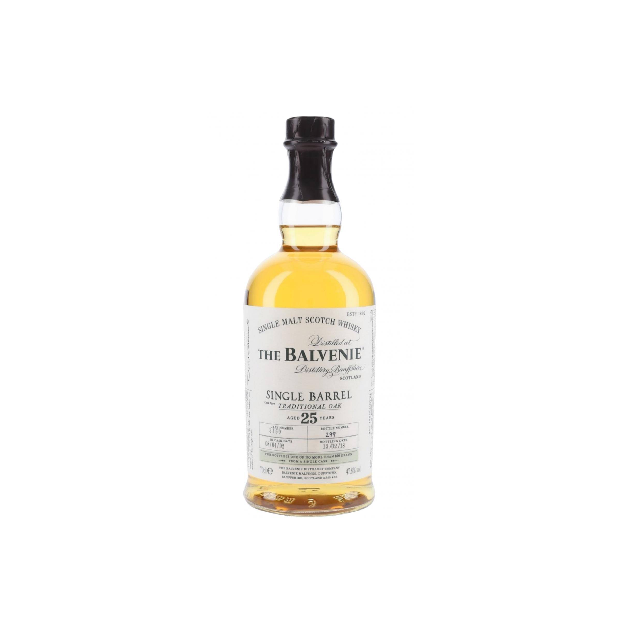 The Balvenie Single Cask 1992 25 Years Single Malt Whisky