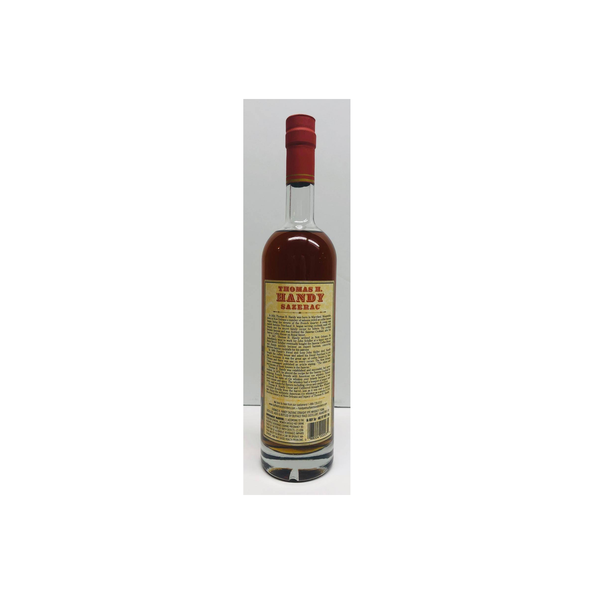 Thomas H. Handy Sazerac Straight Rye Whiskey 2