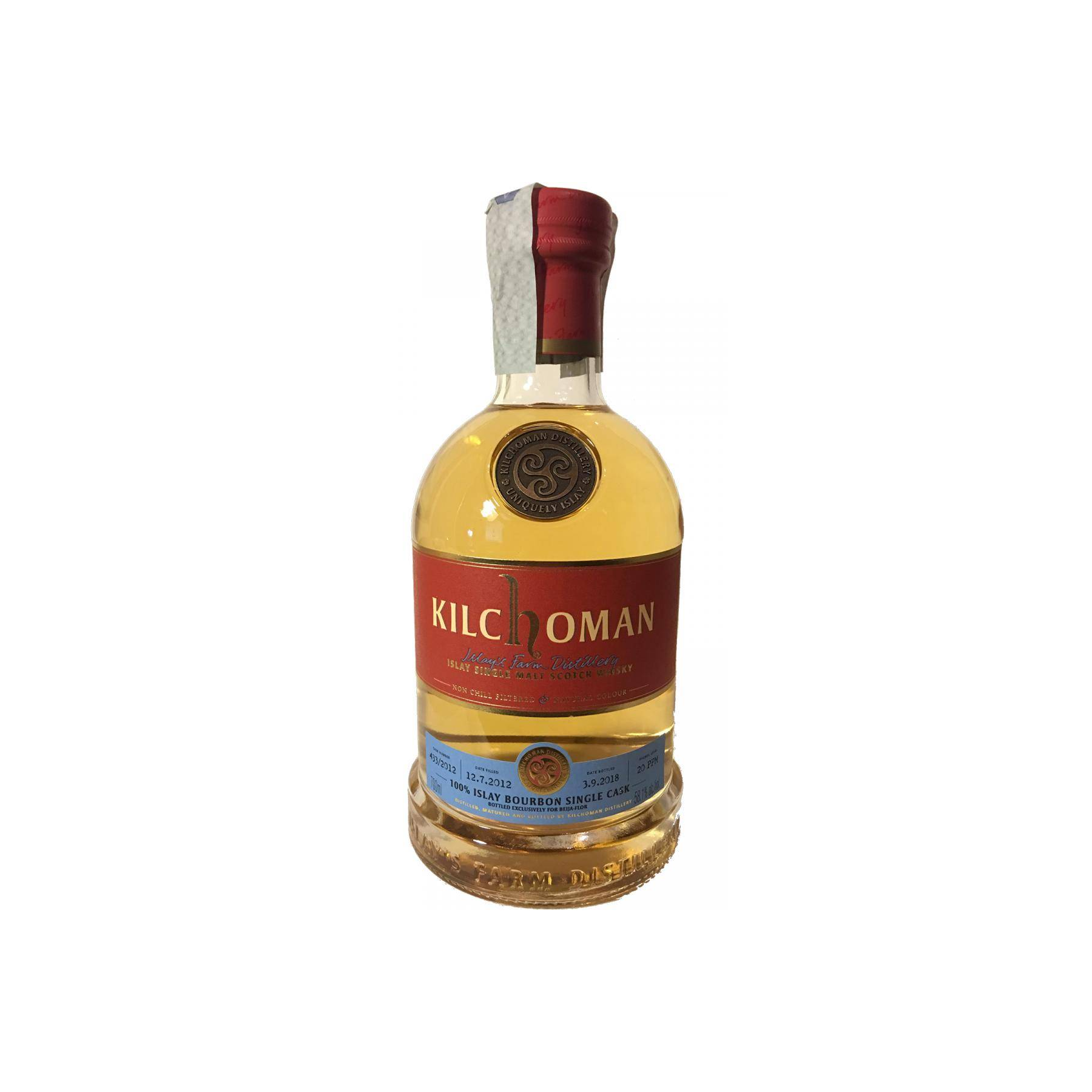 Kilchoman 2012 6 Years Single Malt Whisky