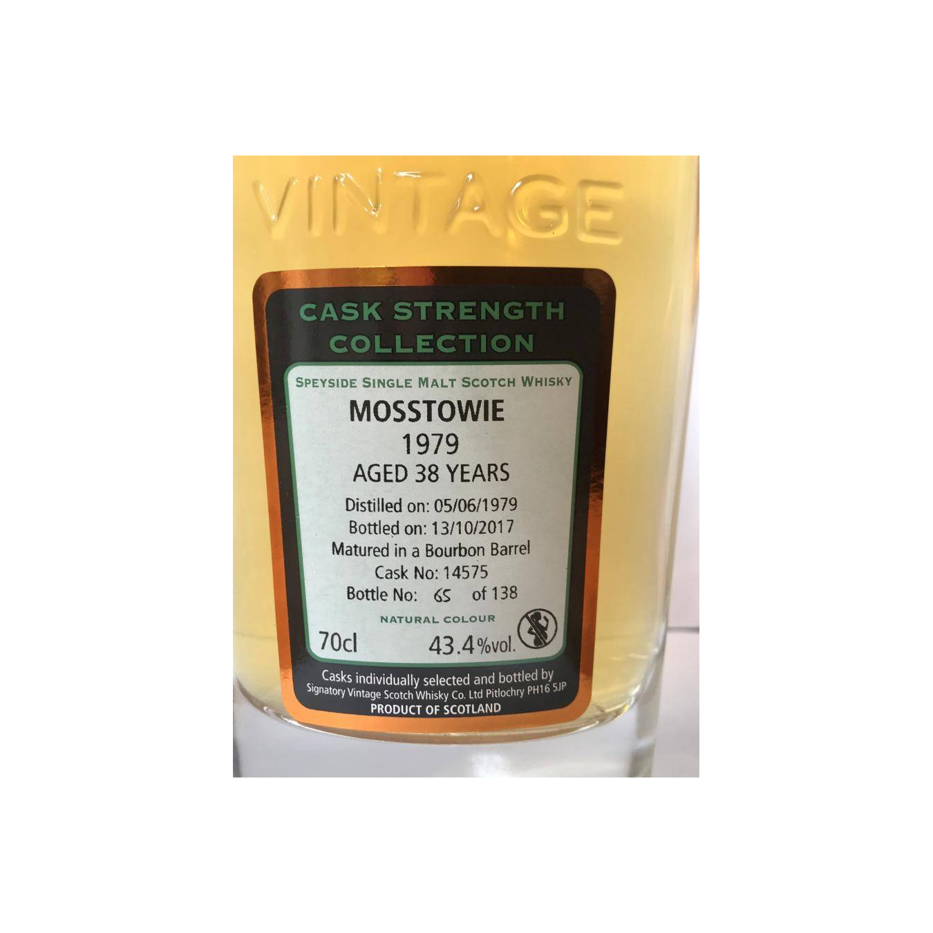 Signatory Vintage Cask Strength Collection 1979 38 Years Single Malt Whisky 2