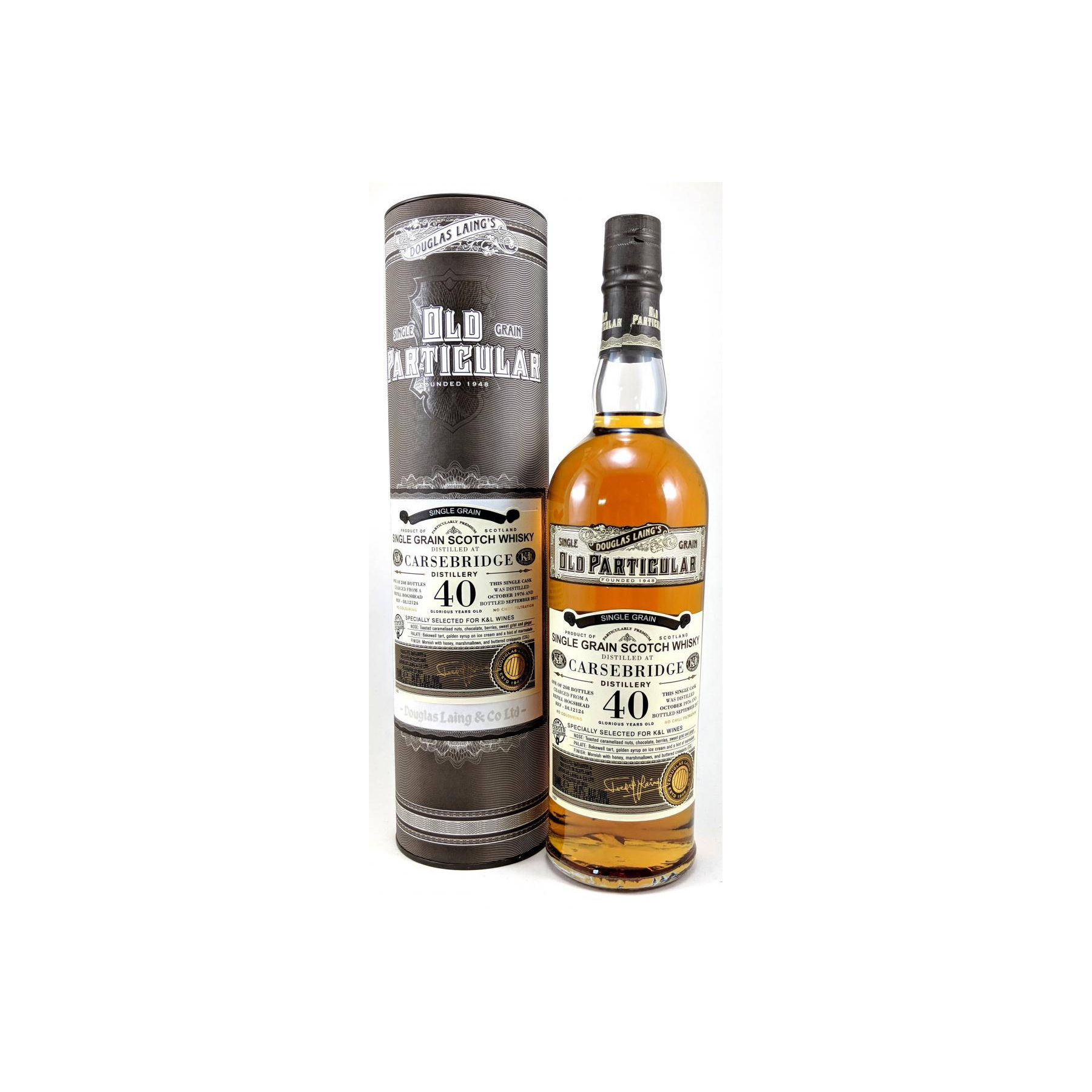 Carsebridge Old Particular 1976 40 Years Single Grain Whisky 2