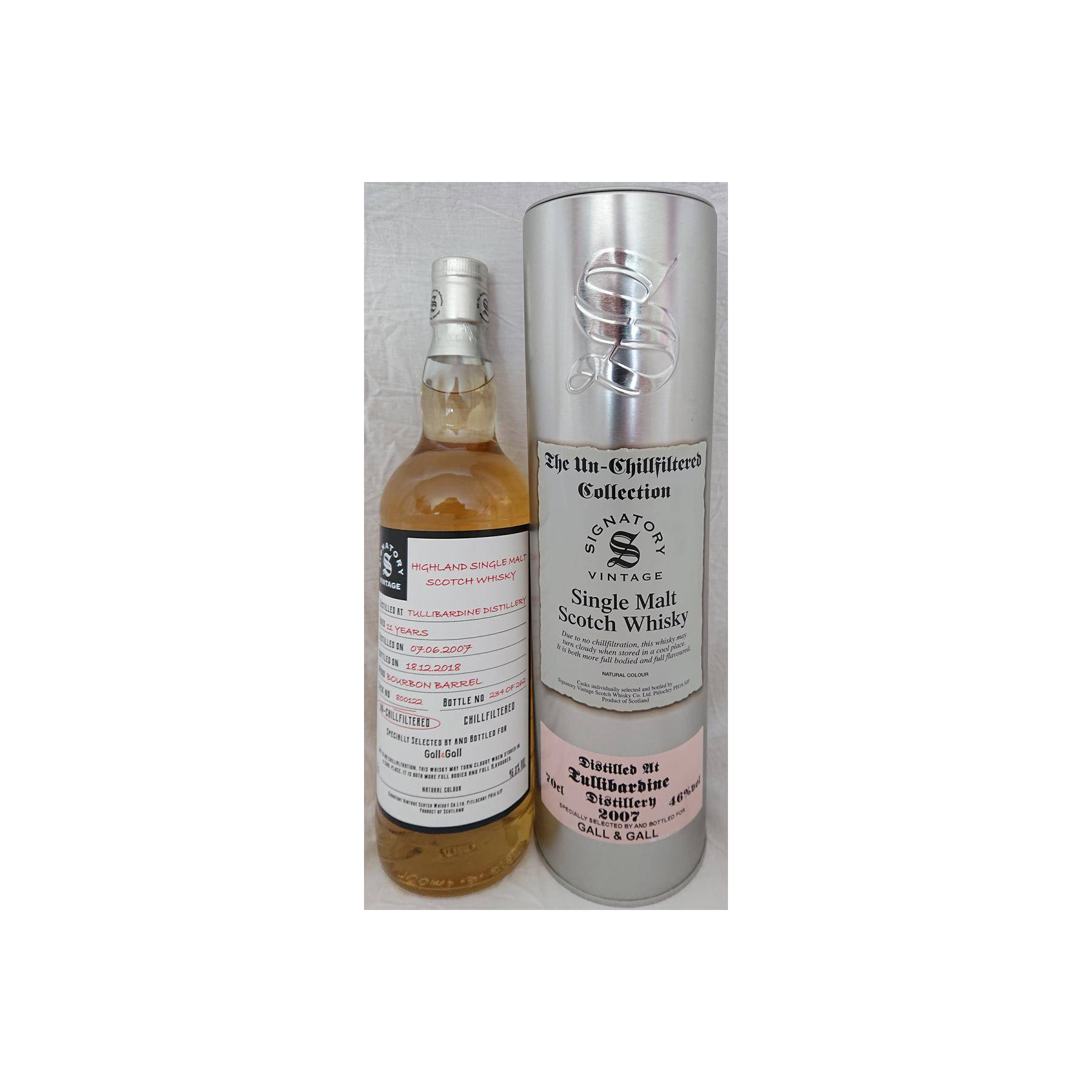 Tullibardine The Un-Chillfiltered Collection 2007 11 Years Single Malt Whisky 3