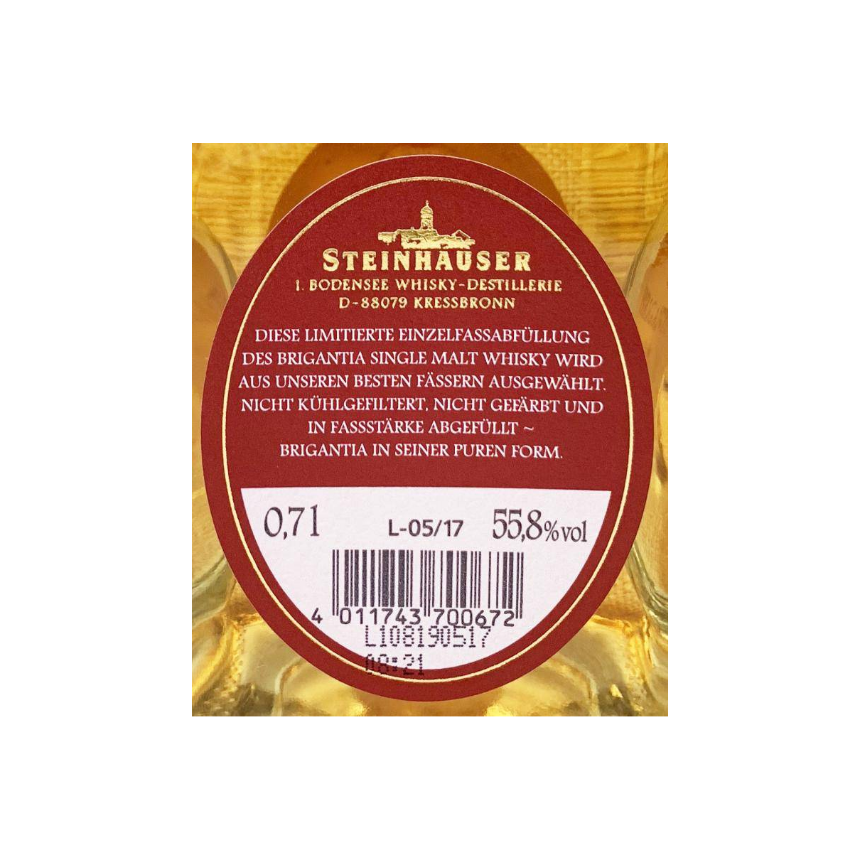 Brigantia Fassabfüllung 2