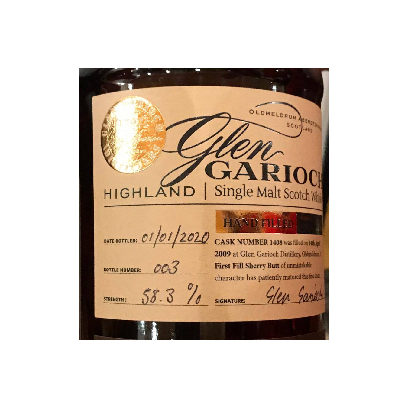 Glen Garioch 2009 Single Malt Whisky
