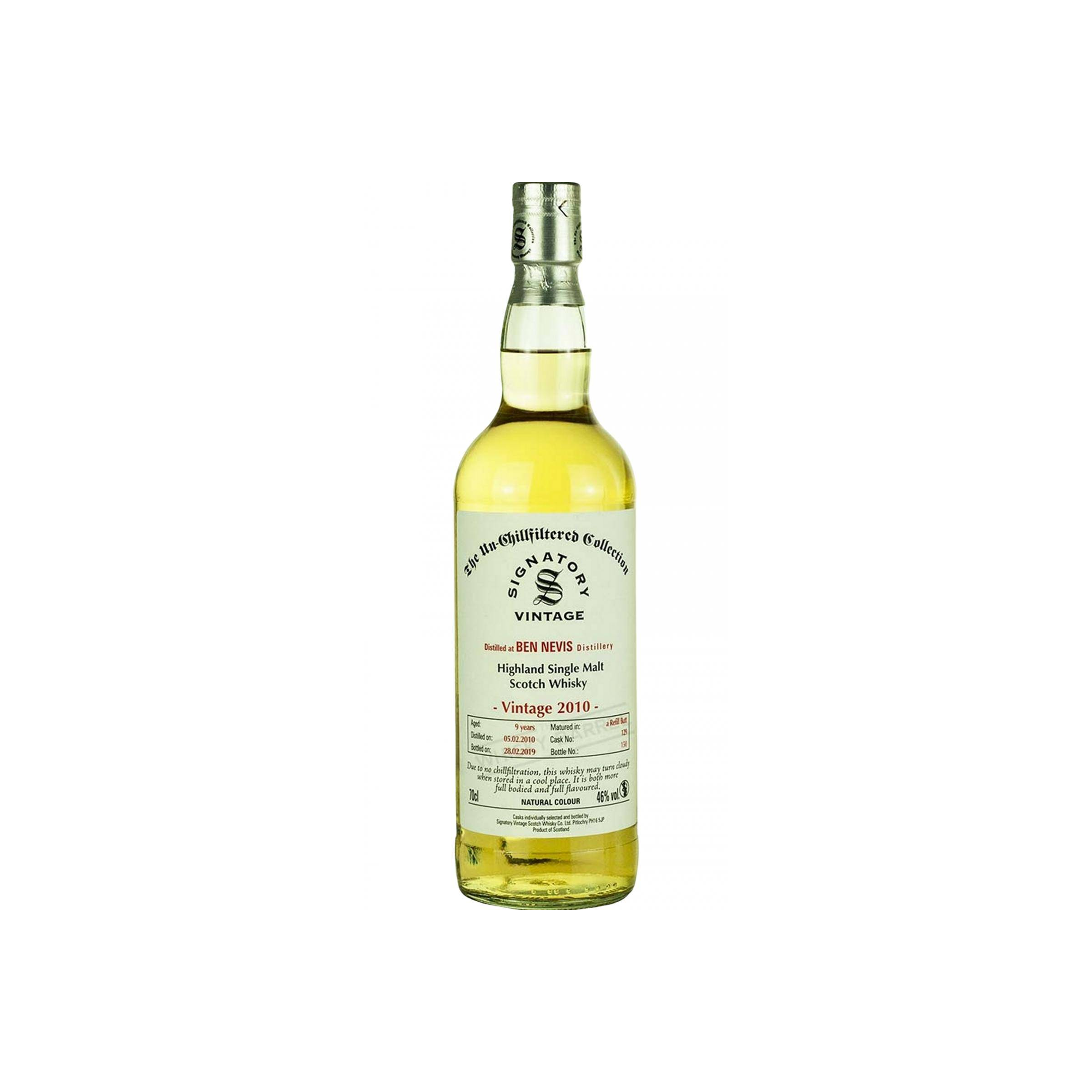 Ben Nevis The Un-Chillfiltered Collection 2010 9 Years Single Malt Whisky