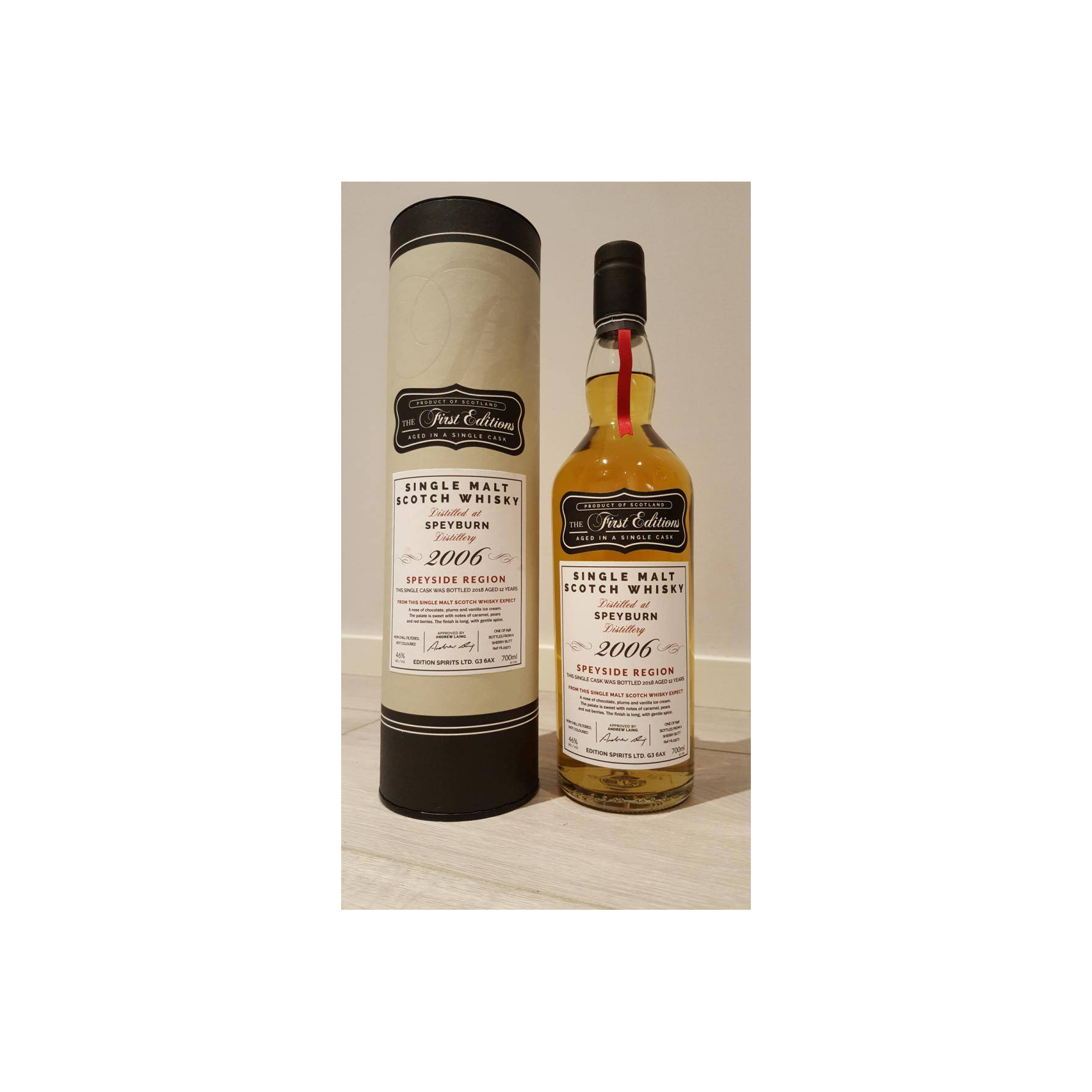 Spey The First Editions 2006 12 Years Single Malt Whisky 2