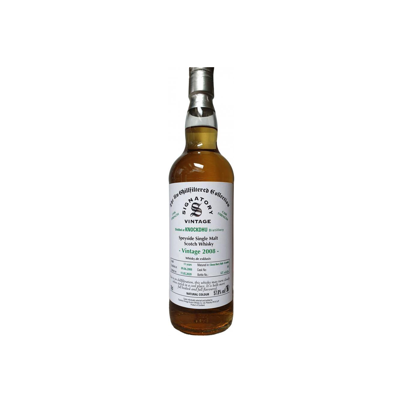 The Knockdhu 2008 11 Years Single Malt Whisky