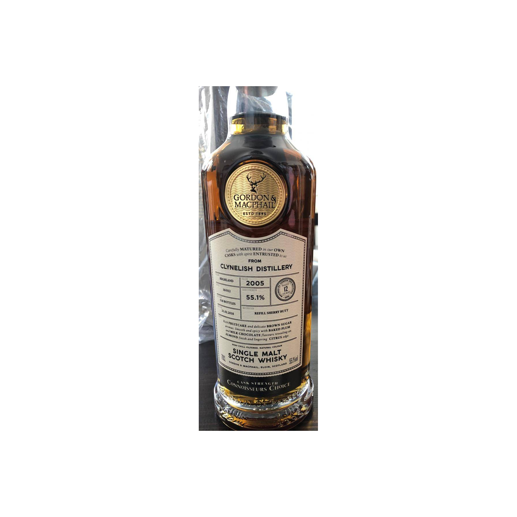 Clynelish Connoisseurs Choice - Cask Strength 2005 12 Years Single Malt Whisky 3