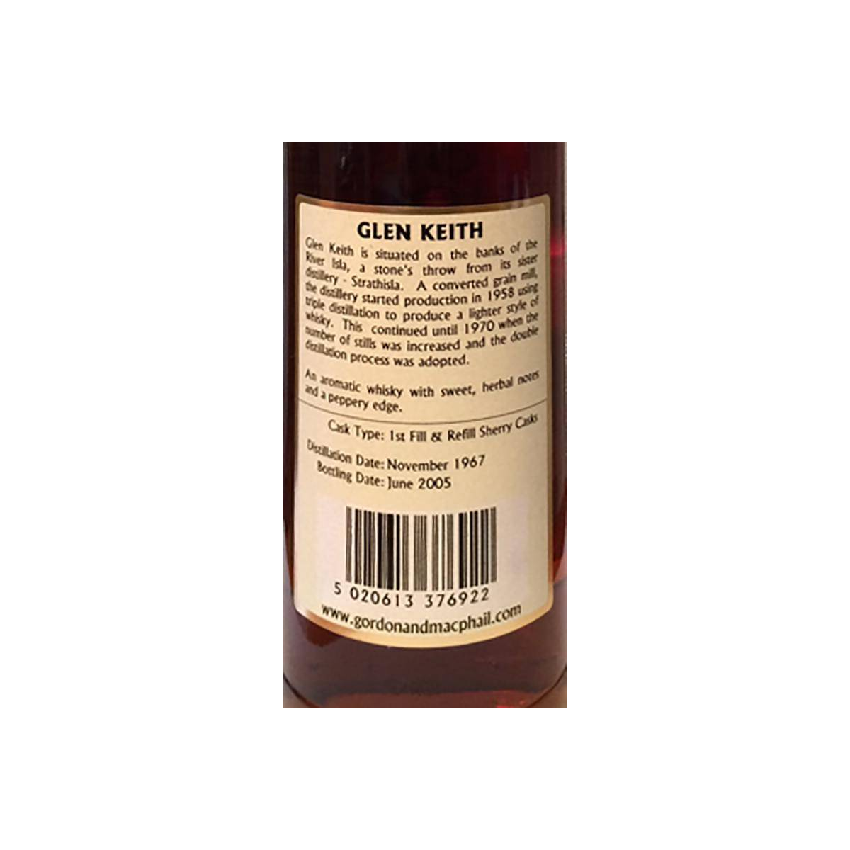 Glen Keith Connoisseurs Choice 1967 37 Years Single Malt Whisky 2