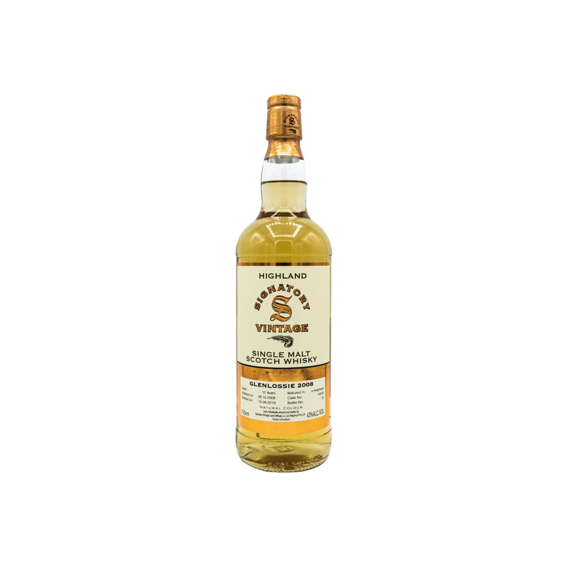 Glenlossie 2008 10 Years Single Malt Whisky