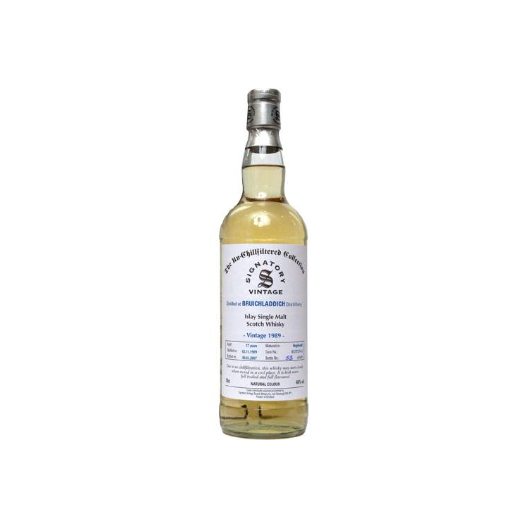 Bruichladdich The Un-Chillfiltered Collection 1989 17 Years Single Malt Whisky