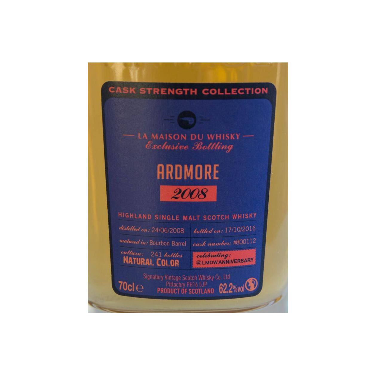 Ardmore Cask Strength Collection 2008 8 Years Single Malt Whisky 2