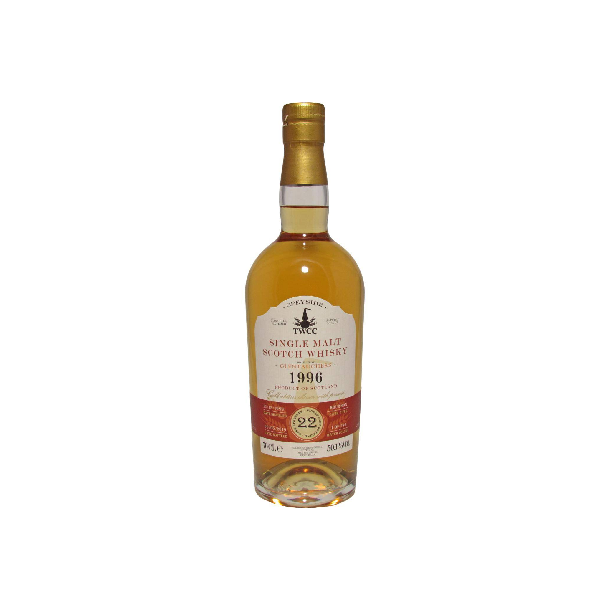 Glentauchers 1996 22 Years Single Malt Whisky
