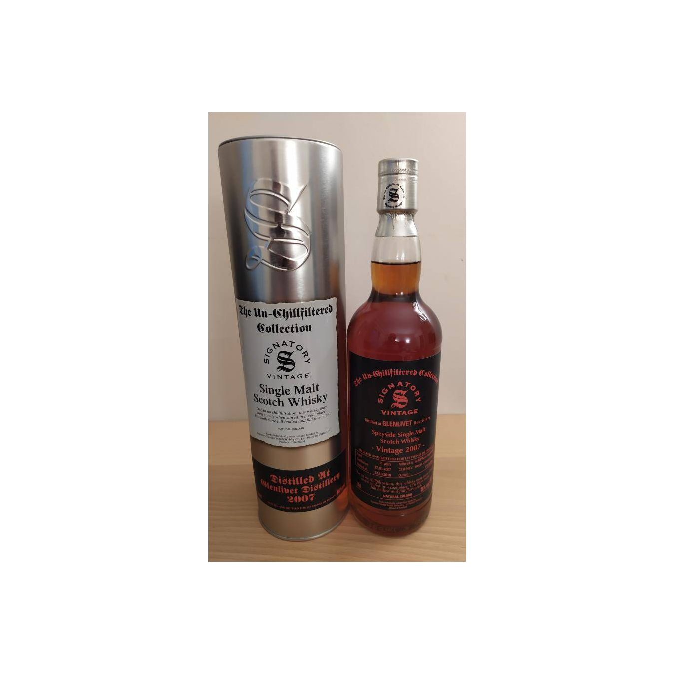 The Glenlivet The Un-Chillfiltered Collection 2007 11 Years Single Malt Whisky 3