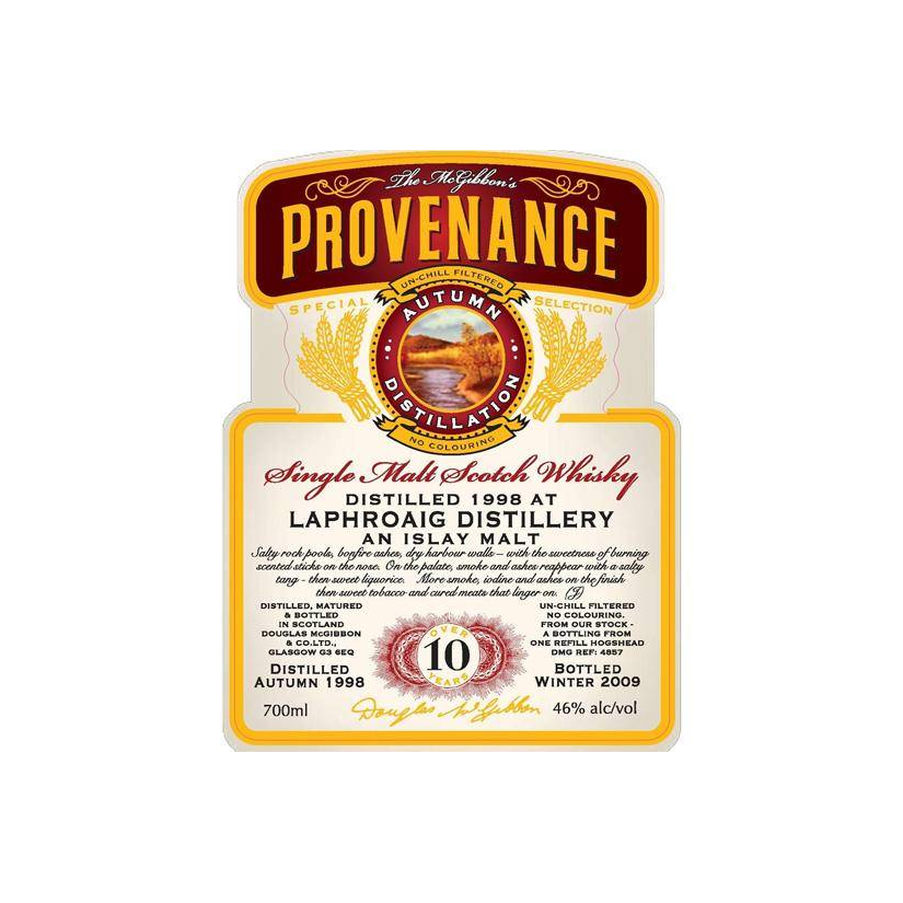 Laphroaig McGibbon's Provenance 1998 10 Years Single Malt Whisky 2