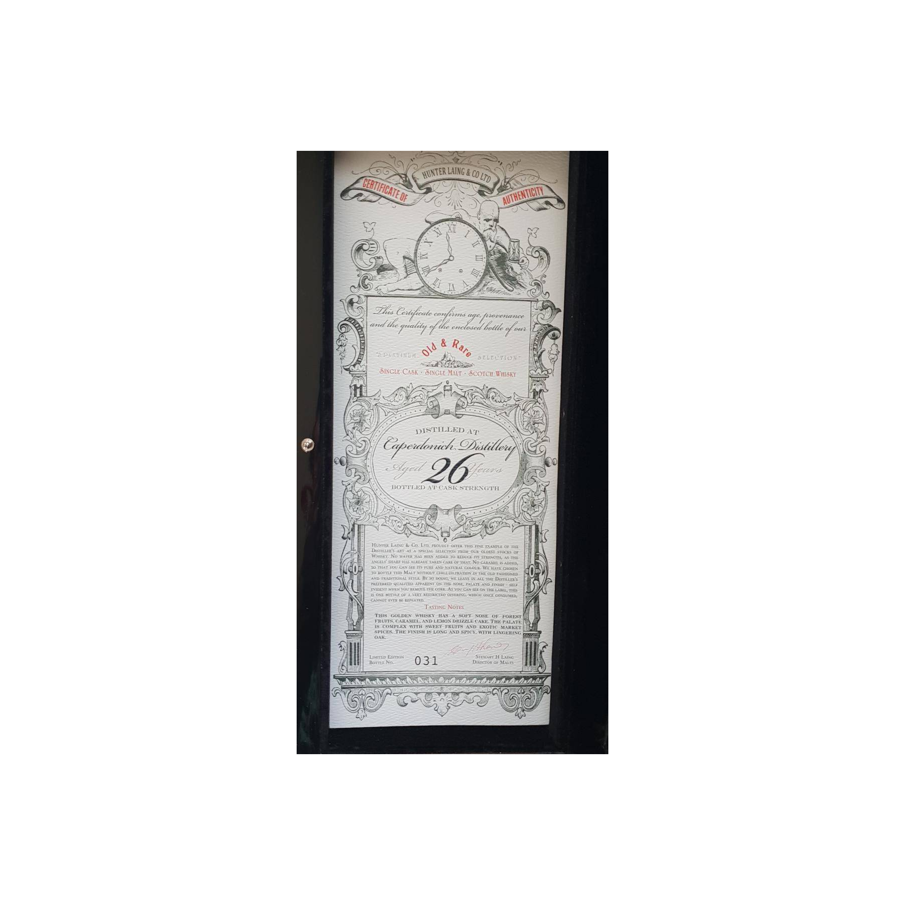 Caperdonich 1992 26 Years Single Malt Whisky 3