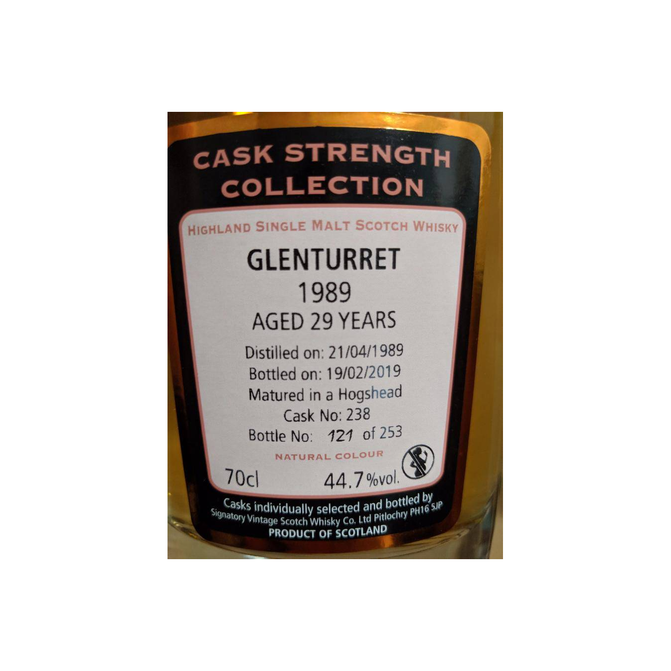 The Glenturret Cask Strength Collection 1989 29 Years Single Malt Whisky 3