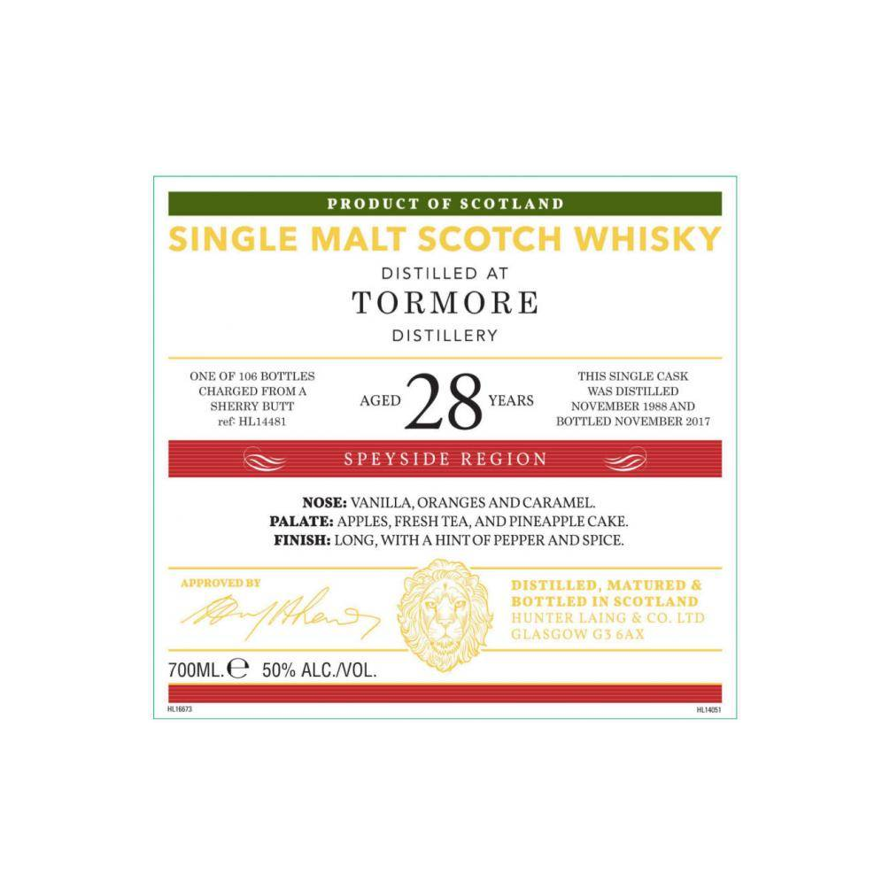 Tormore Old Malt Cask 1988 28 Years Single Malt Whisky 2
