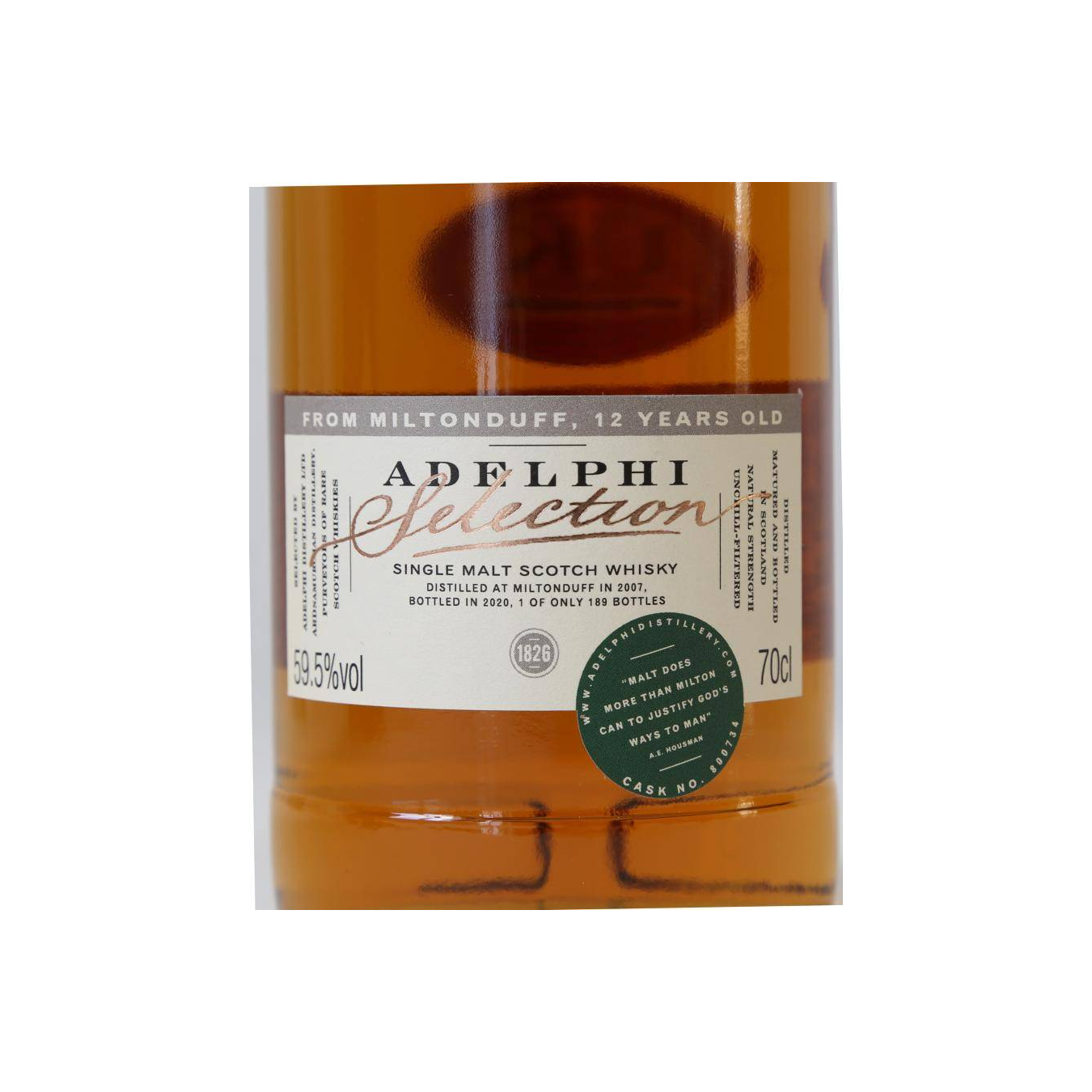 Miltonduff Limited Edition 2007 12 Years Single Malt Whisky 3