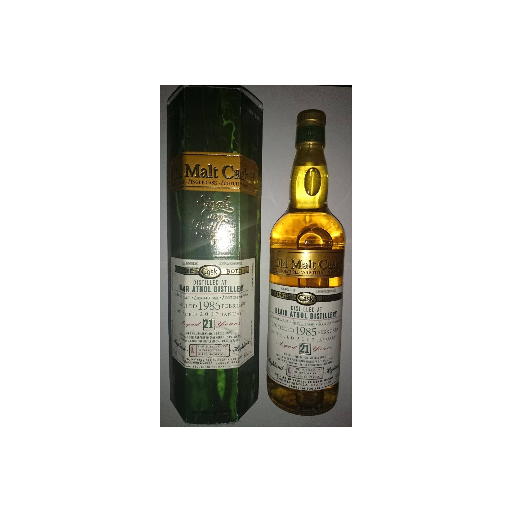 Blair Athol Old Malt Cask 1985 21 Years Single Malt Whisky 2