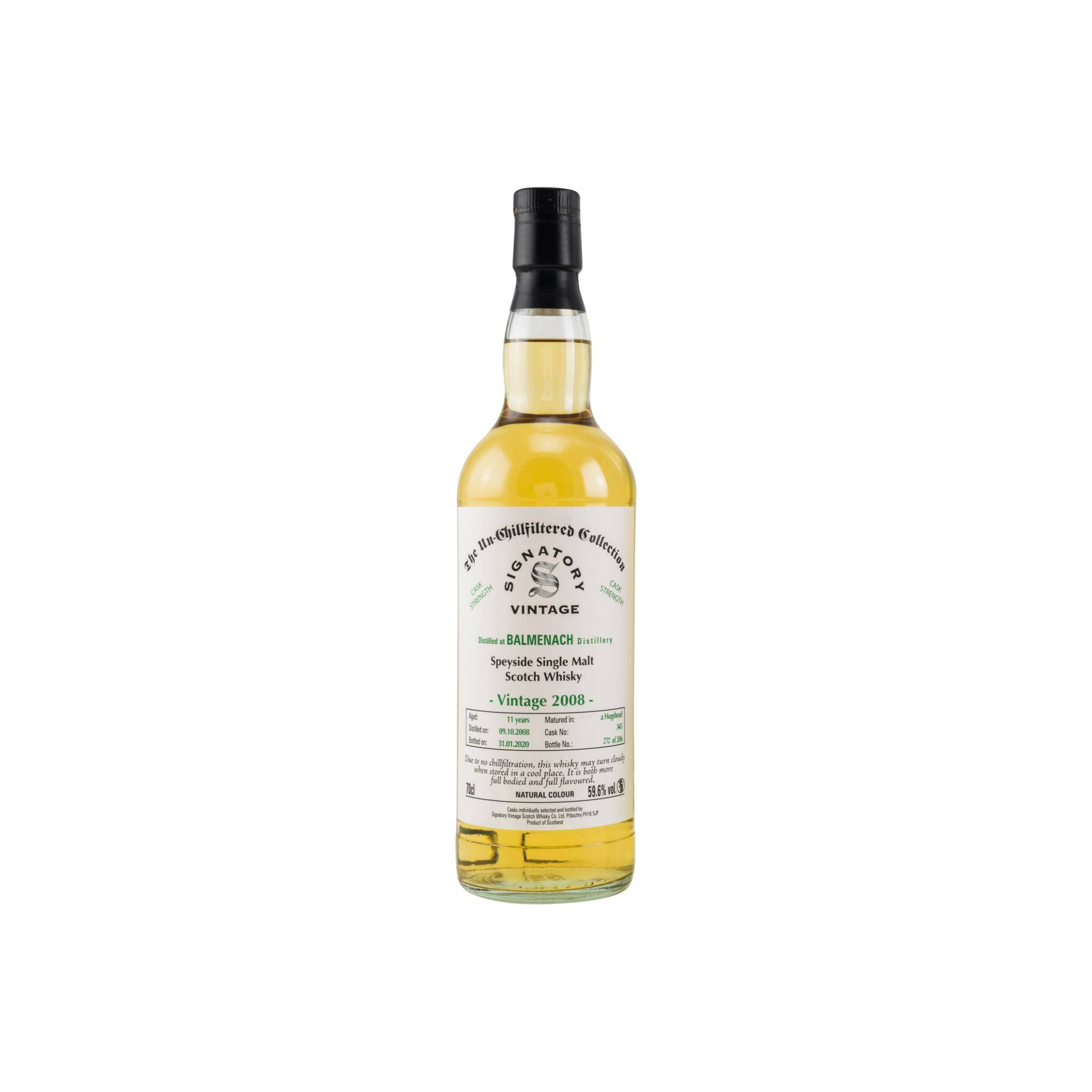Balmenach The Un-Chillfiltered Collection 2008 11 Years Single Malt Whisky