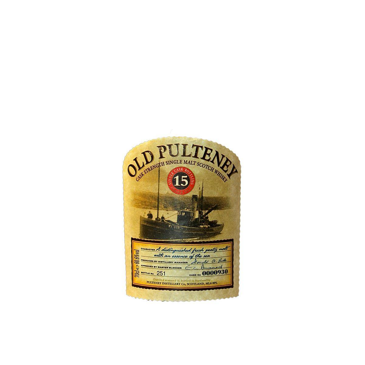 Old Pulteney Individual Cask Bottling 1982 15 Years Single Malt Whisky 2