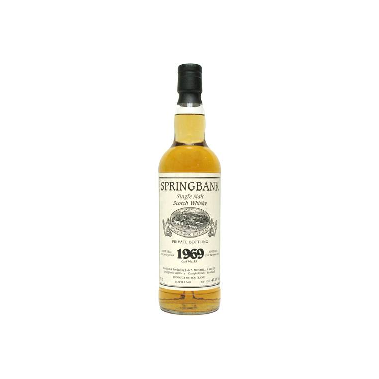 Springbank Private Bottling 1969 34 Years Single Malt Whisky