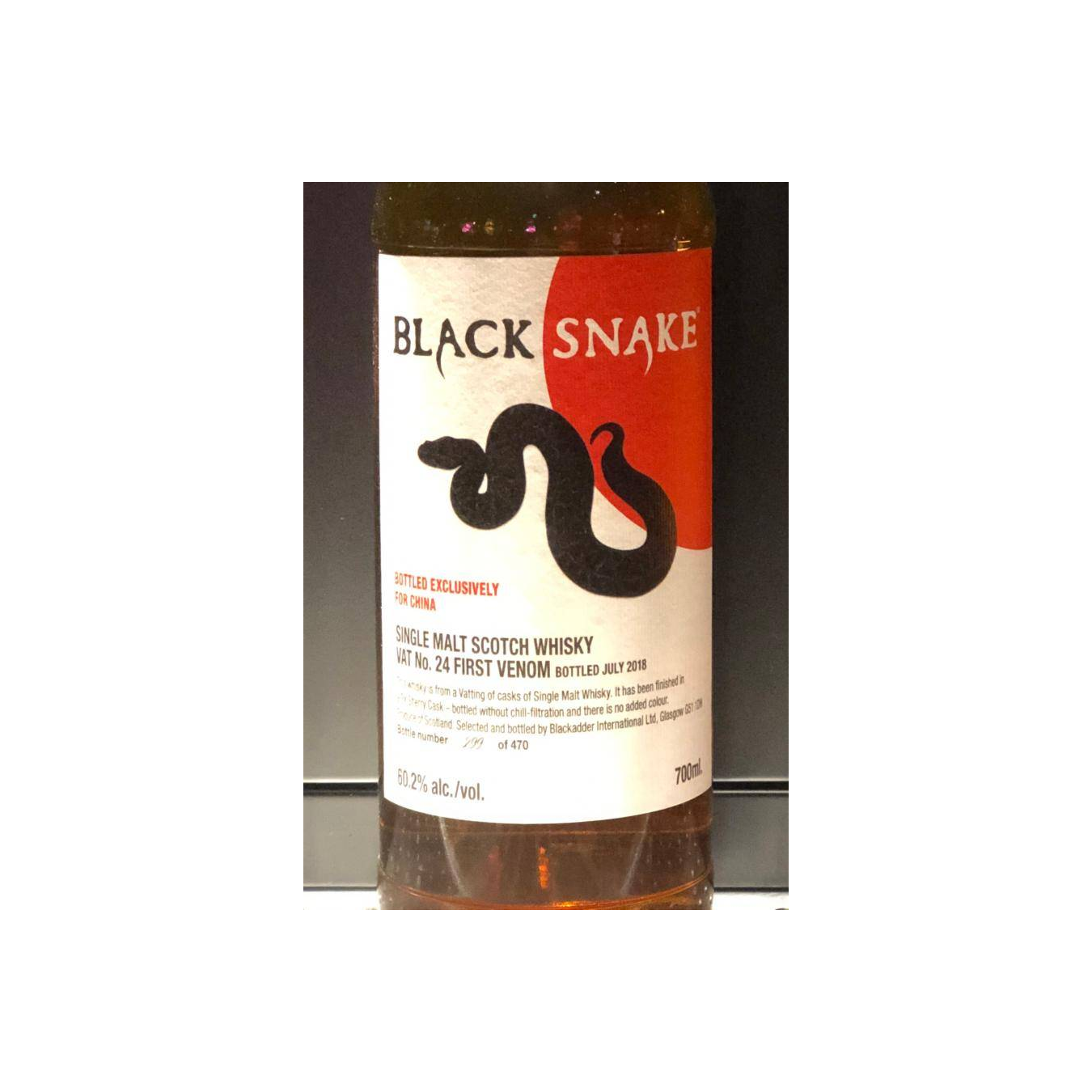 Blackadder Single Malt Whisky