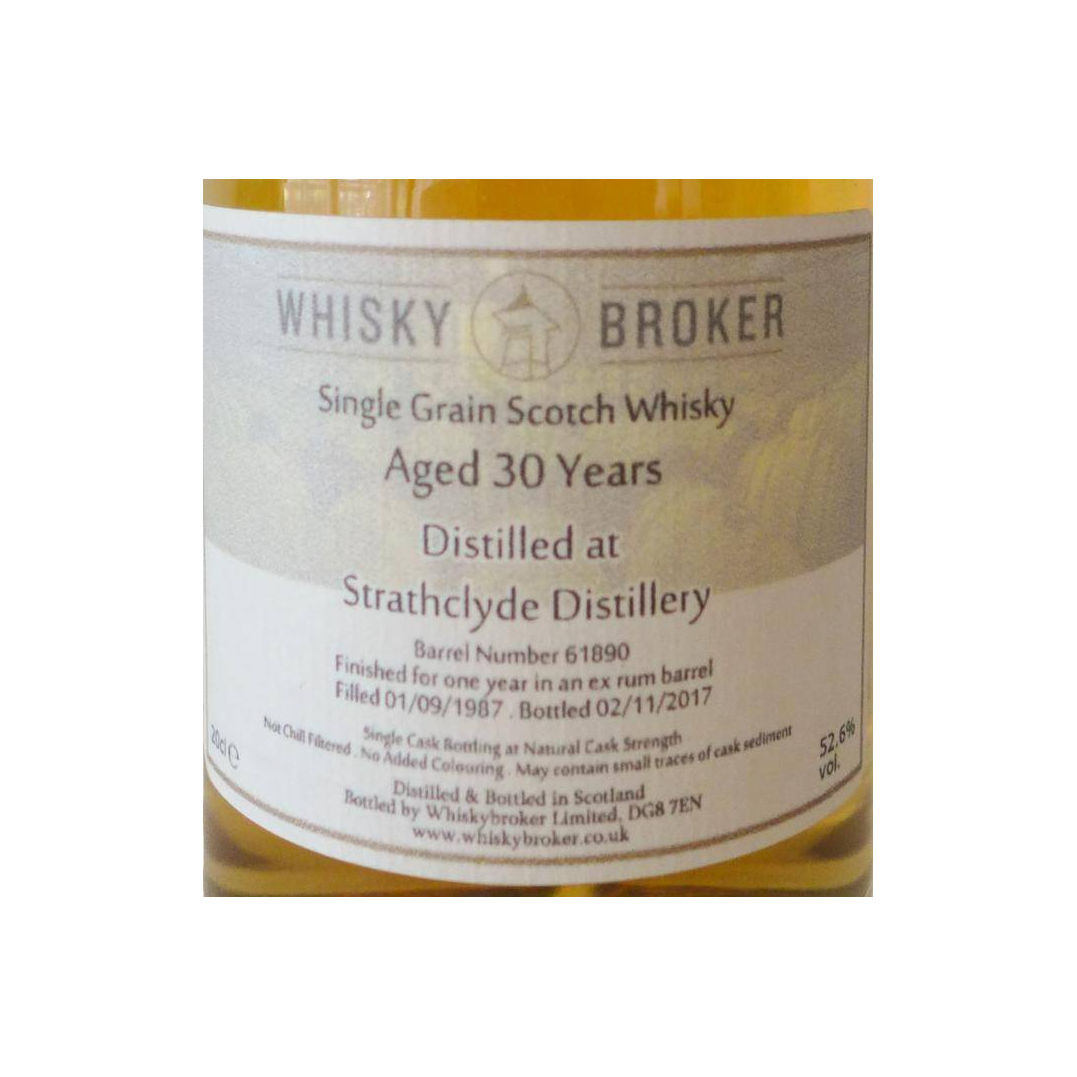 Strathclyde 1987 30 Years Single Malt Whisky 2