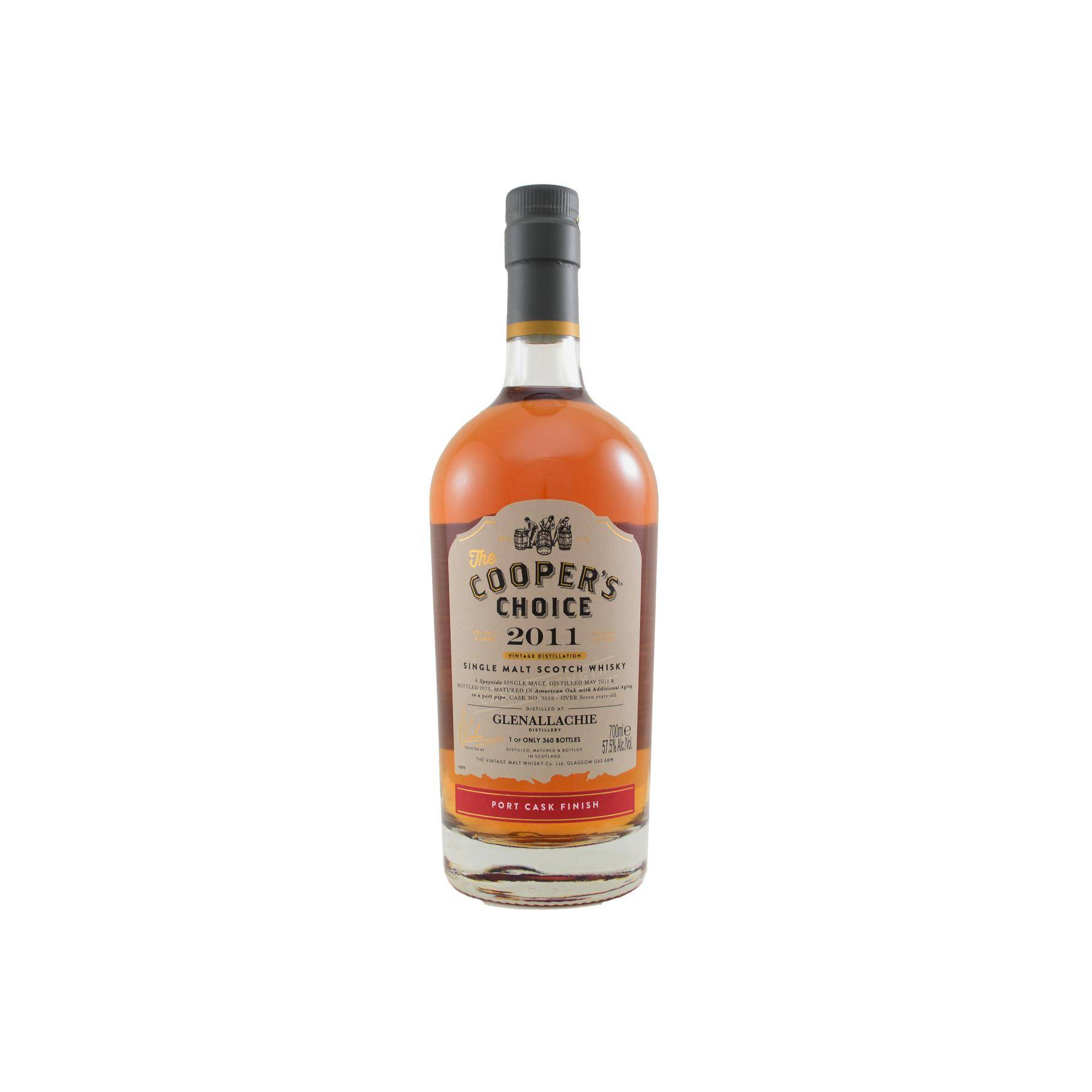 The GlenAllachie The Cooper's Choice 2011 7 Years Single Malt Whisky