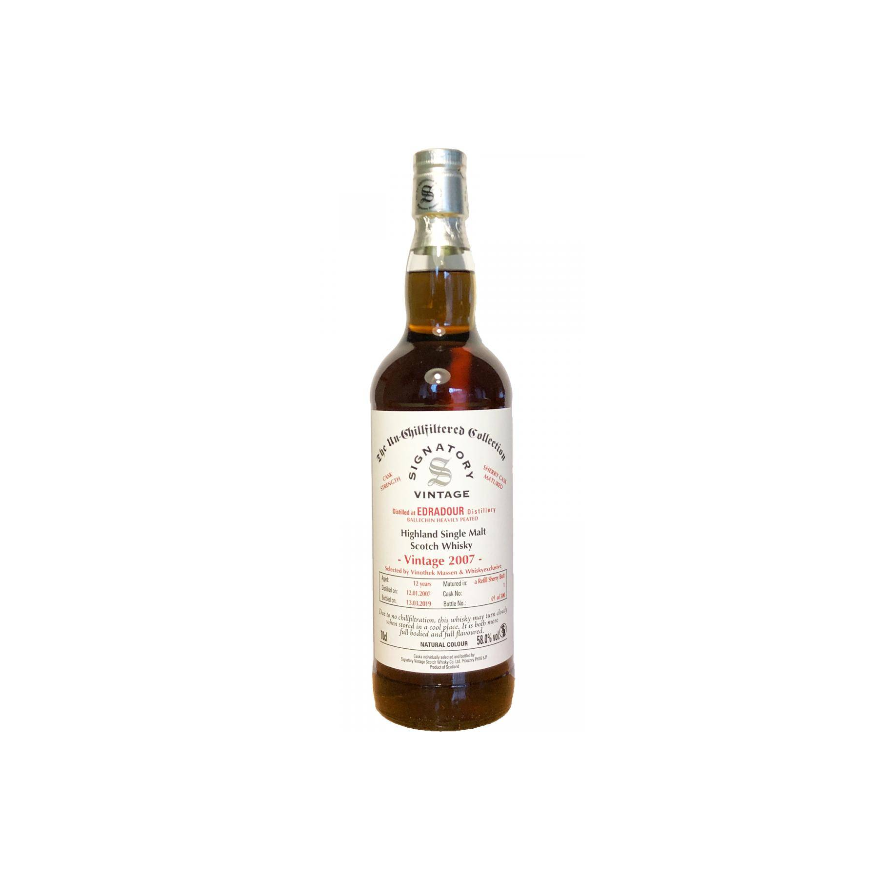 Edradour 2007 12 Years Single Malt Whisky