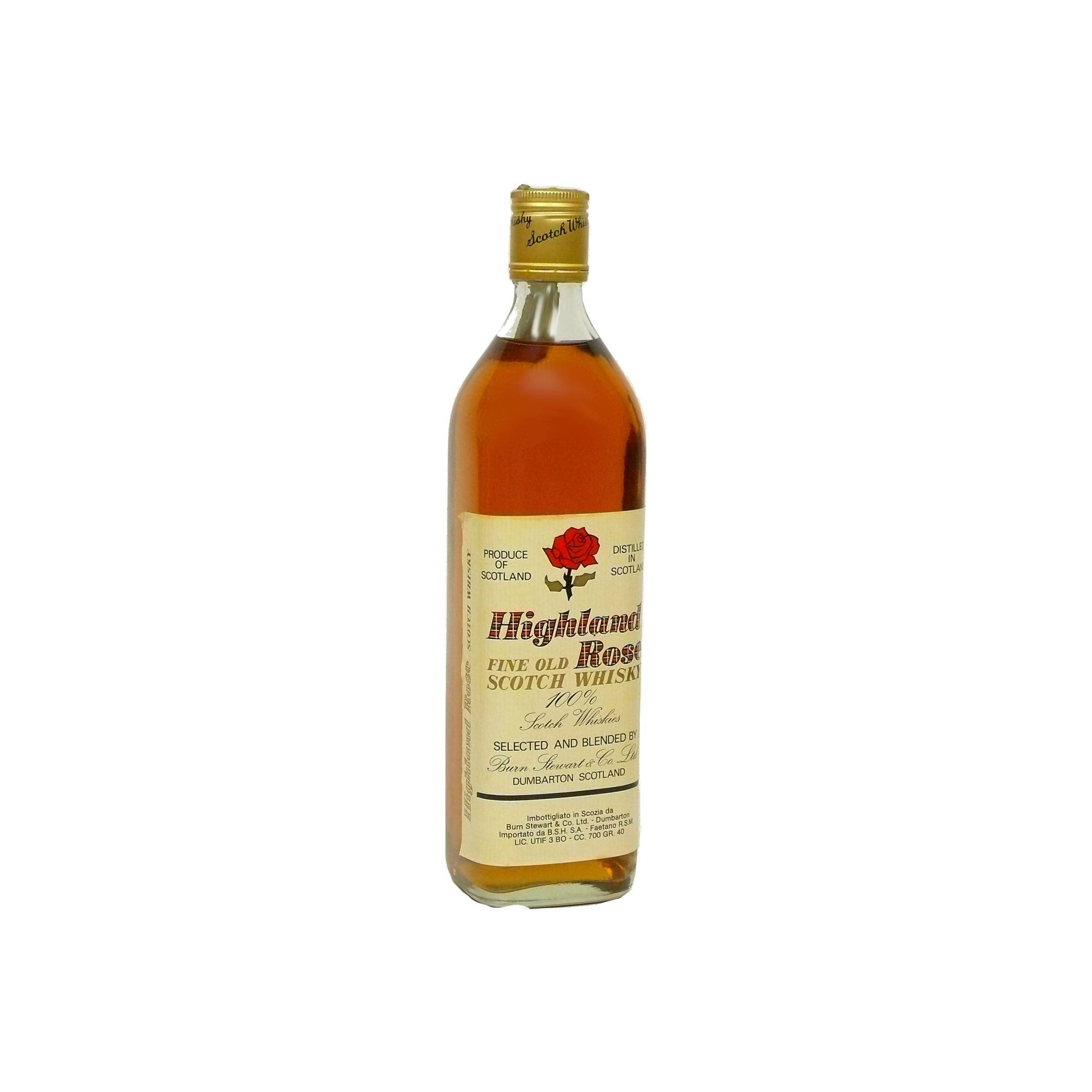 Highland Rose Fine Old Scotch Whisky BS&C